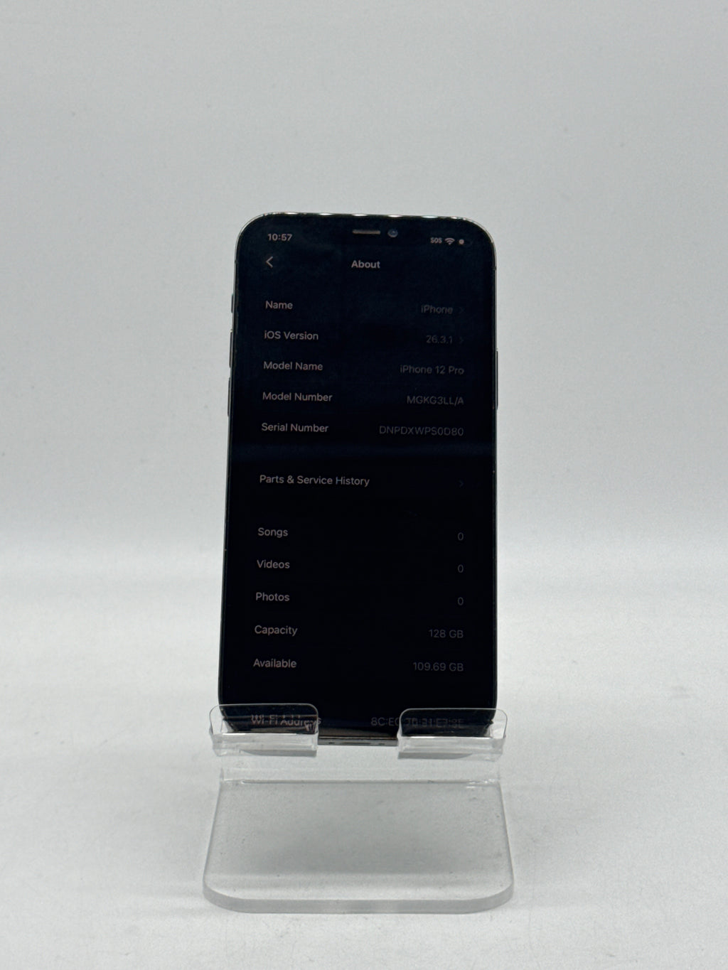 Apple iPhone 12 Pro 128GB Graphite Unlocked For Parts