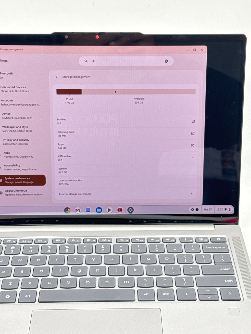 Lenovo Chrome 14M9610 MediaTek Kompanio Ultra 910 16GB RAM 256GB SSD - Used