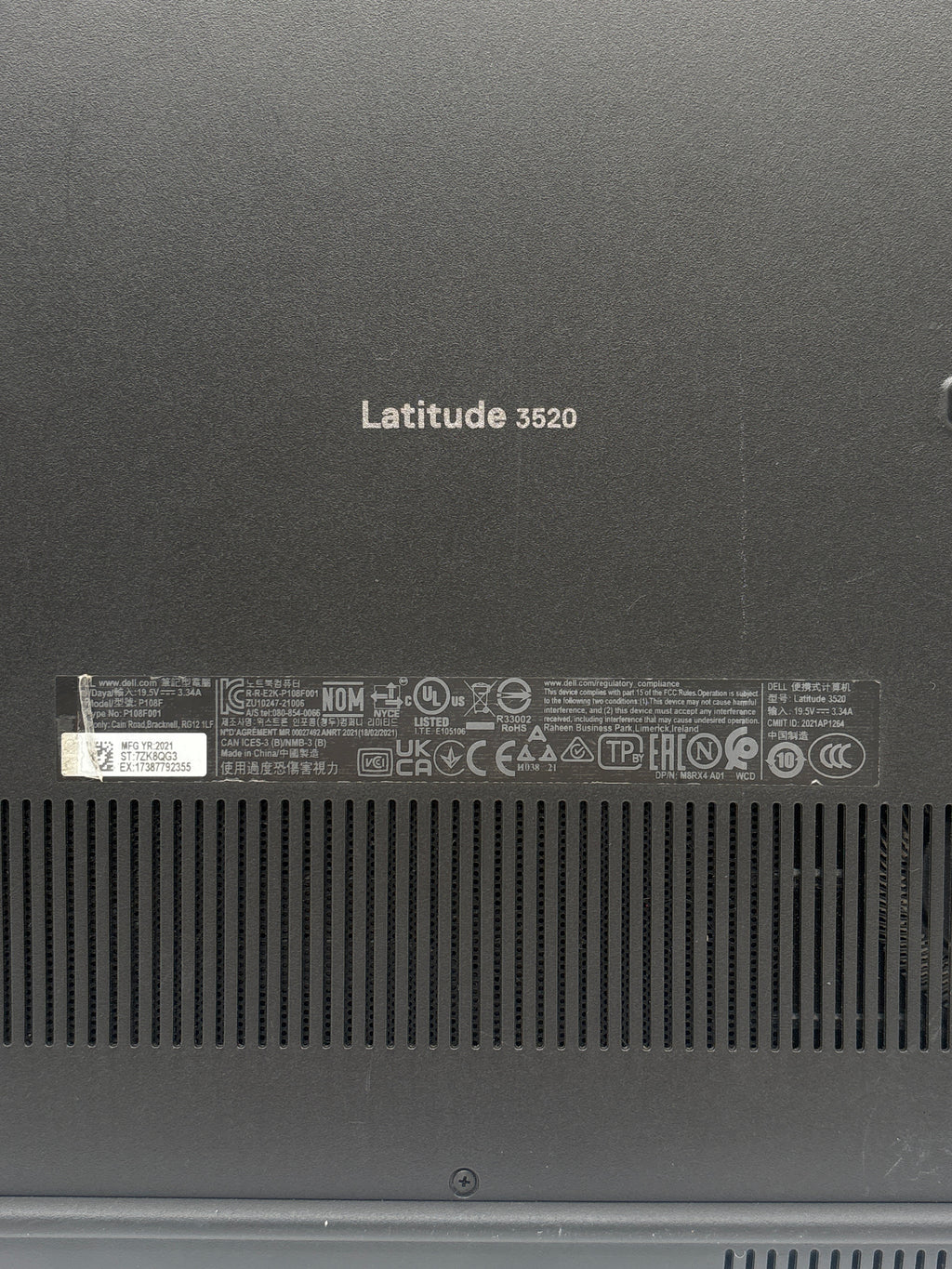 Dell Latitude 3520 i5-1135G7 8GB RAM 256GB SSD