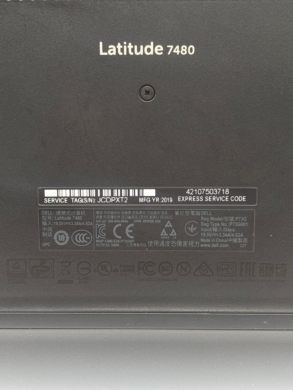 Dell Latitude 7480 i7-6650U 16GB RAM 512GB SSD