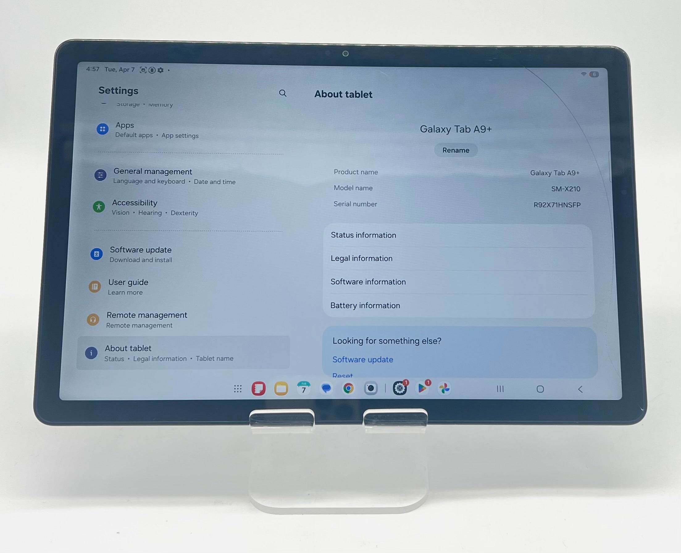 Samsung Galaxy Tab A9+ SM-X210 128GB Wi-Fi Only Tablet - Used