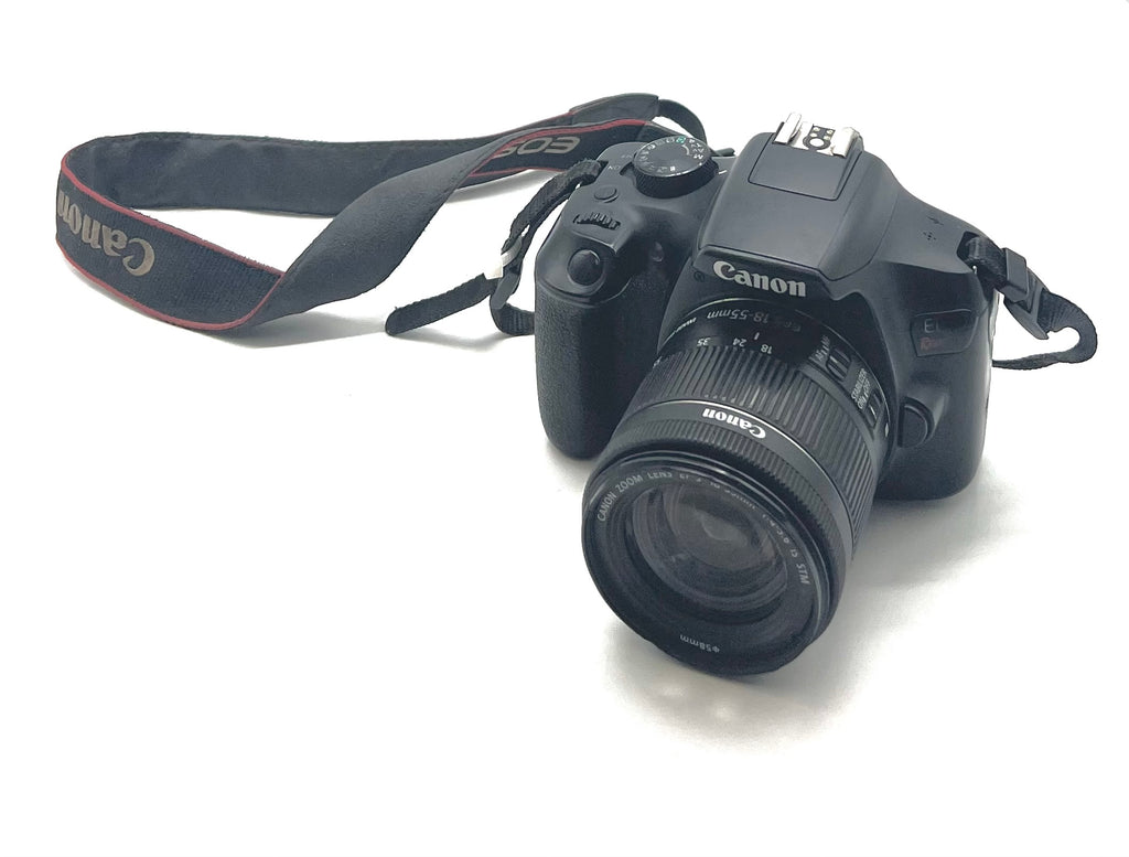 Canon EOS Rebel T6 Digital Camera Black 3x Optical Zoom DSLR - Used