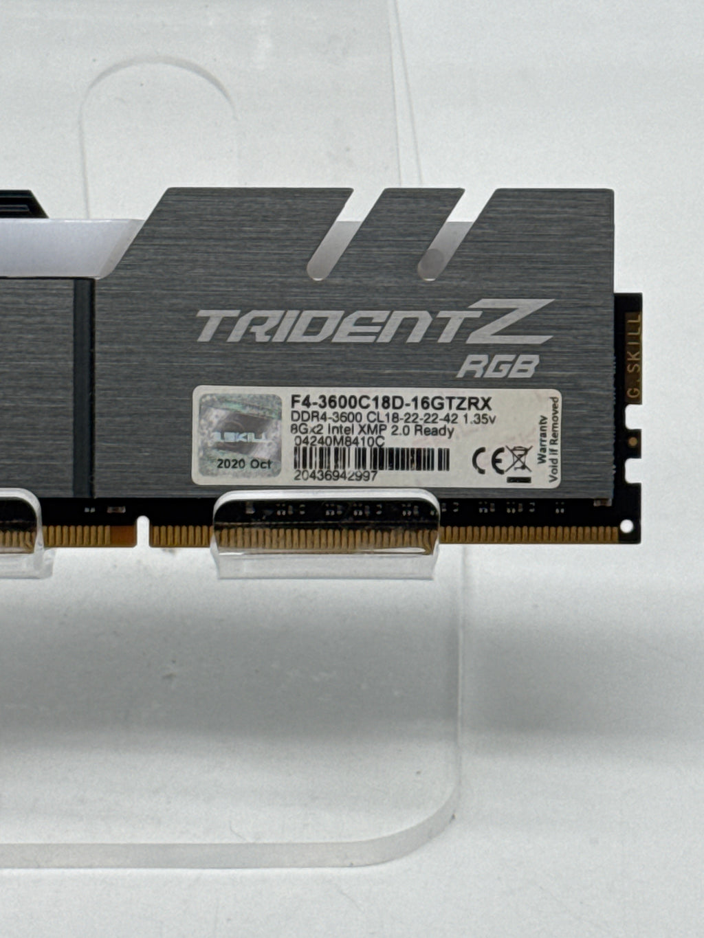 G.Skill Trident Z RGB 8Gx2 RAM DDR4 3600MHz F4-3600C18D-16GTZRX