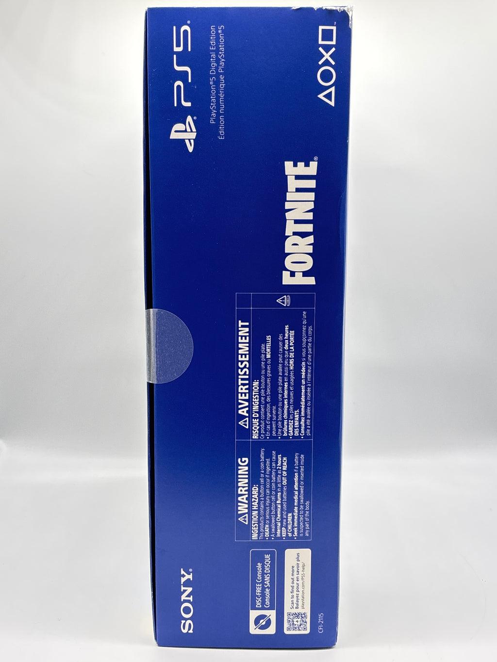 PlayStation 5 Digital CFI-2115 Fortnite Flowering Chaos Bundle 825GB White - New In Box