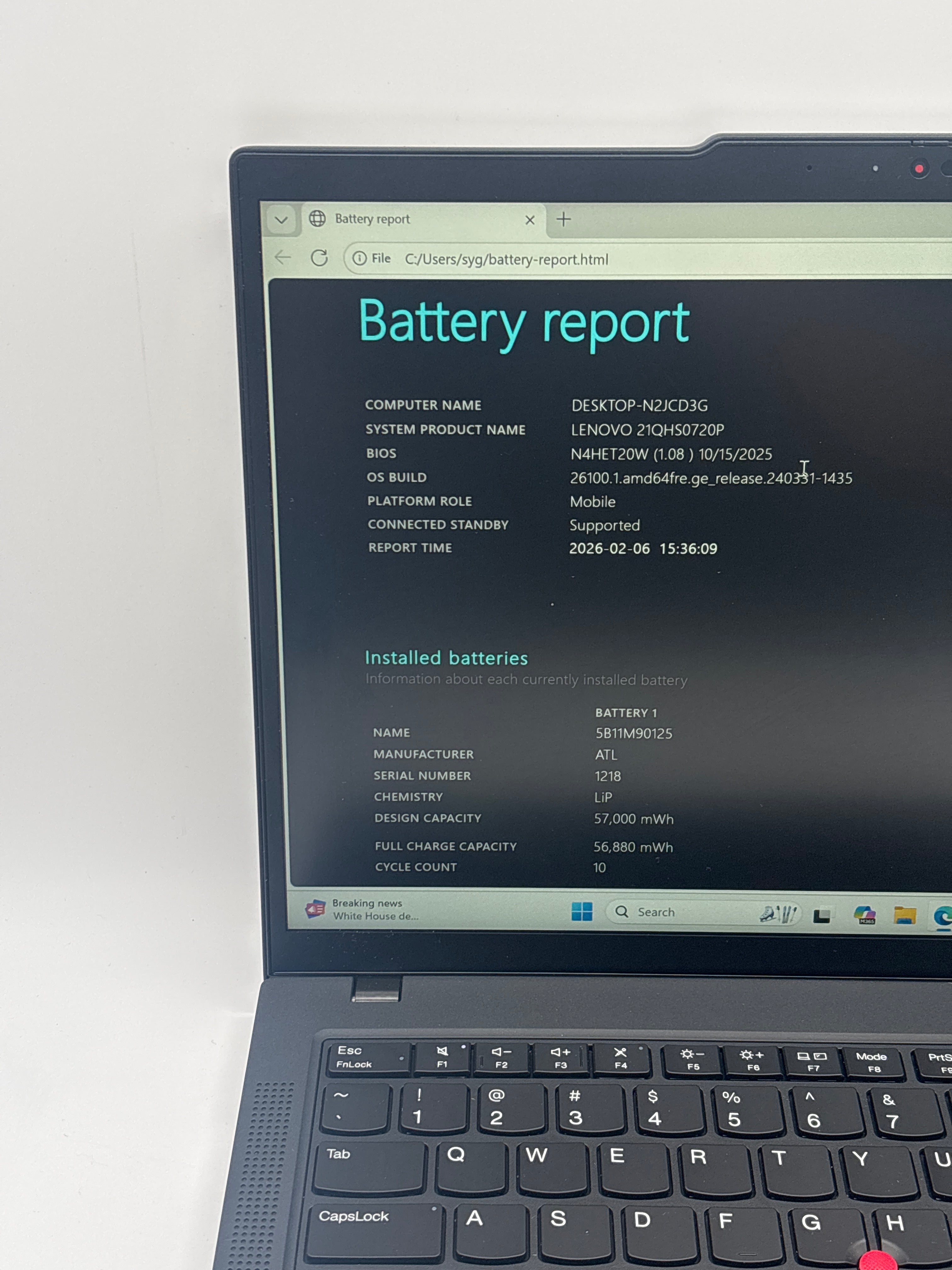 Lenovo ThinkPad T14 Gen 6 Ultra 7 268V 32 GB RAM 512 GB SSD - For Parts (Read DESC)