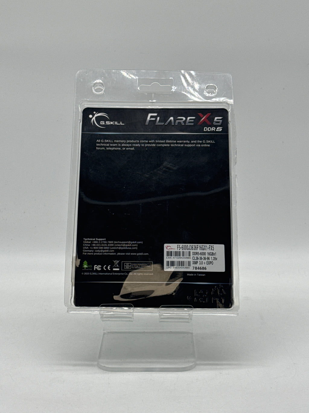 G.SKILL Flare X5 16GB DDR5 6000MHz CL36 Desktop RAM Black - New