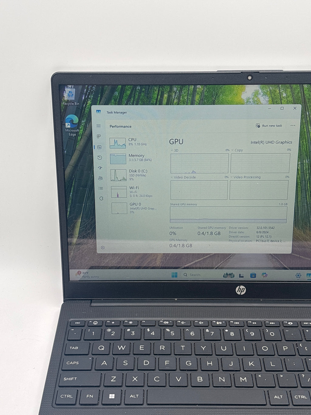 HP 15-fd0374nr Touch Intel N200 4GB RAM 256GB SSD