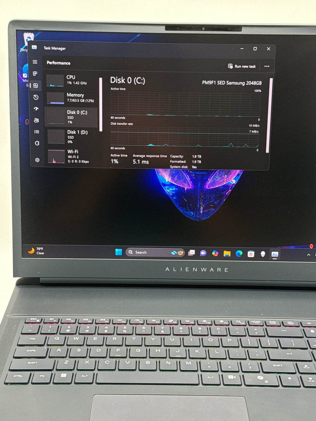 Dell Alienware 18 Area-51 Ultra 9 275HX 64GB RAM 3TB SSD RTX 5090 24GB (Warranty)