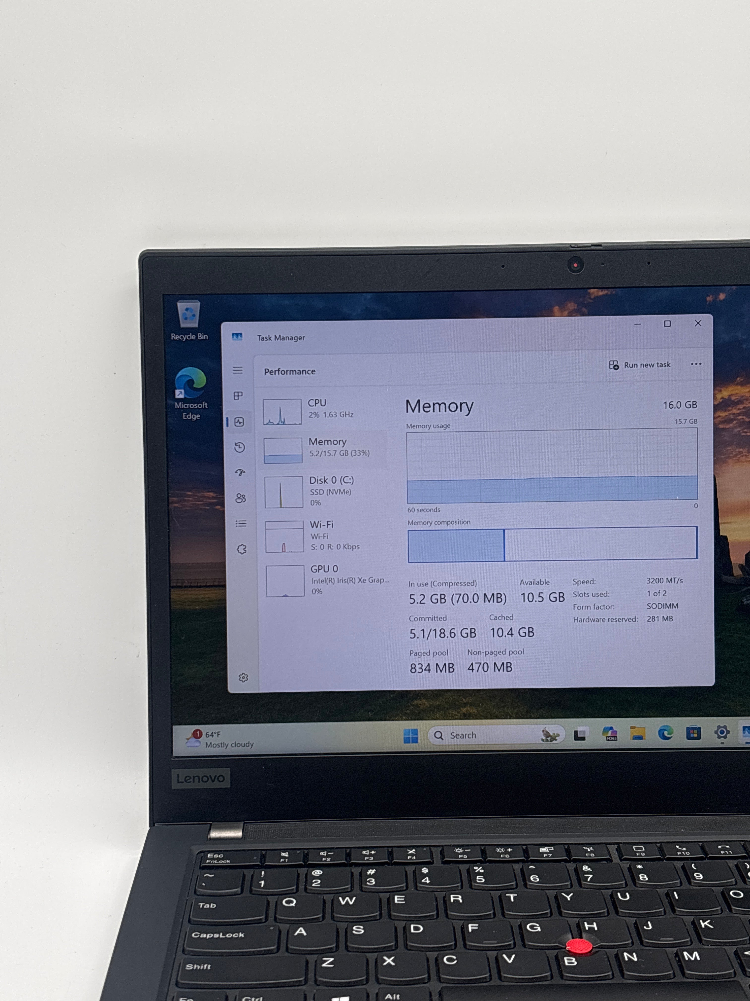 Lenovo ThinkPad T14 Gen2 i5-1135G7 16GB RAM 512GB SSD