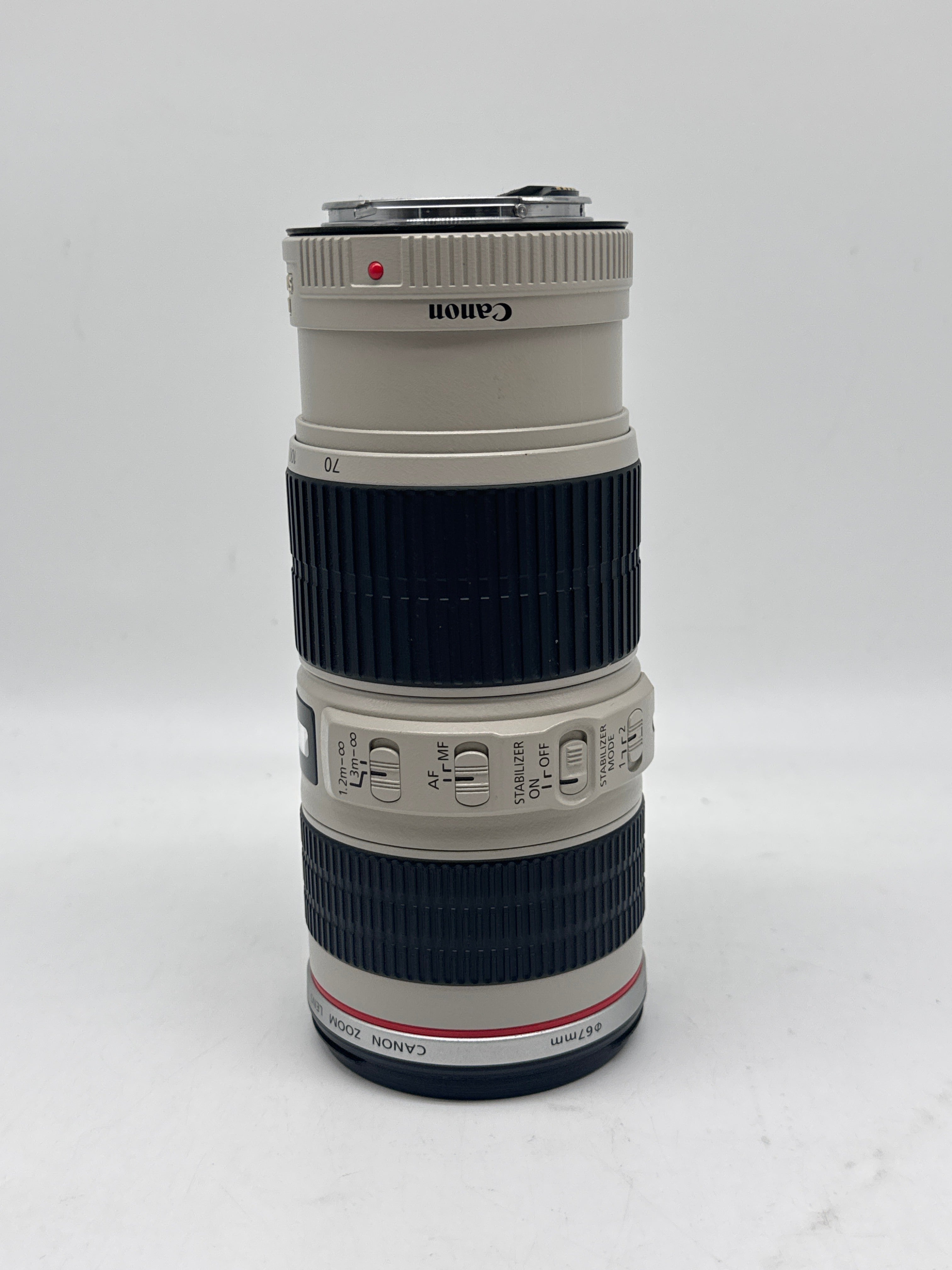 Canon EF 70-200mm f/4 L IS USM Telephoto Zoom Lens W/Lens Cap