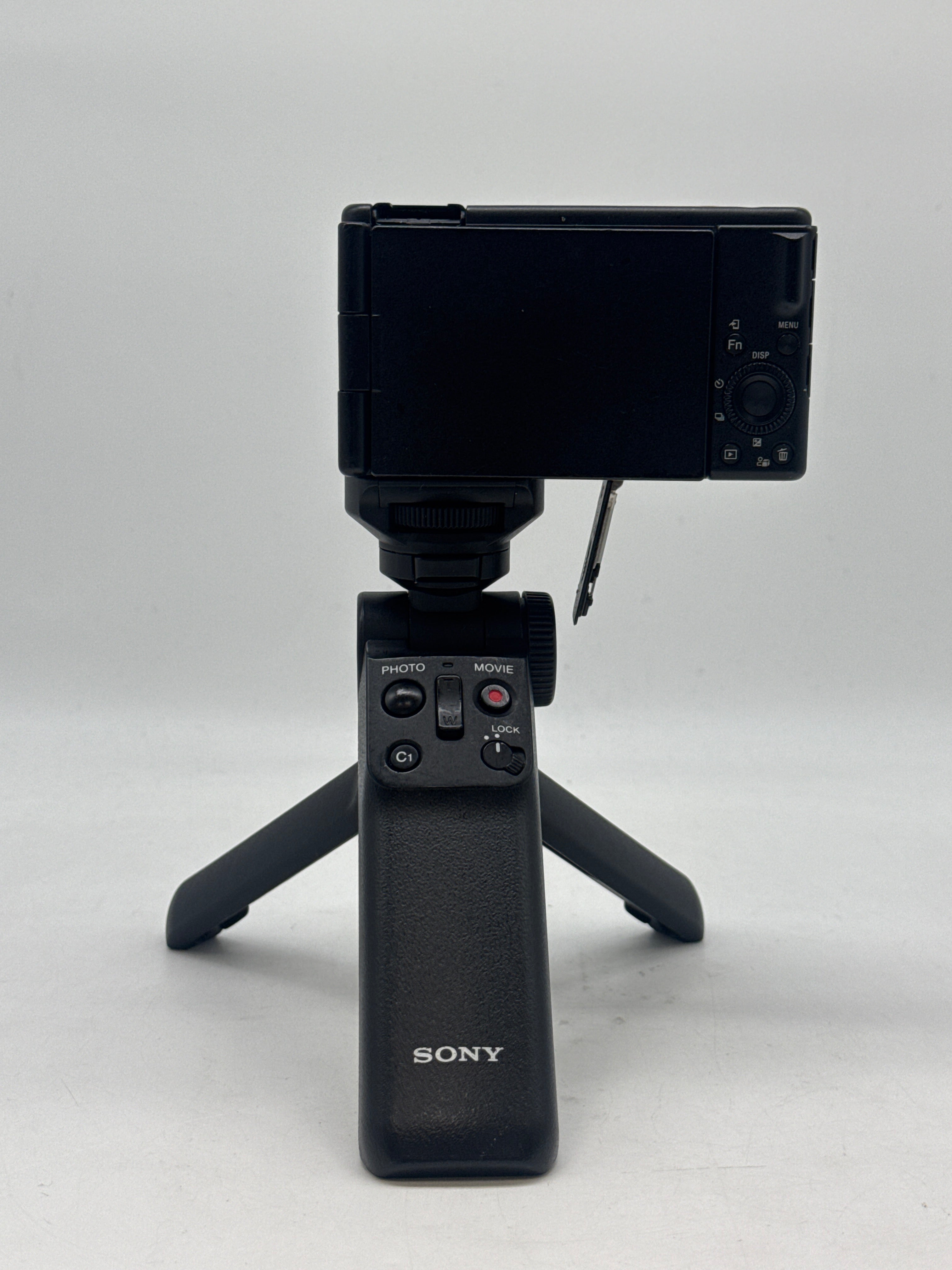 Sony ZV-1F 20.1MP 4K Camera Black W/GP-VPT2BT Tripod