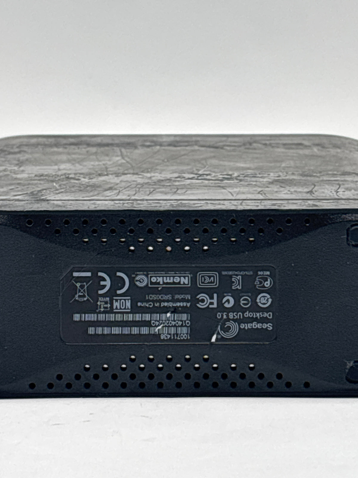 Seagate Backup Plus Desktop External HDD SRD0SD0 2TB USB 3.0 Silver - Used