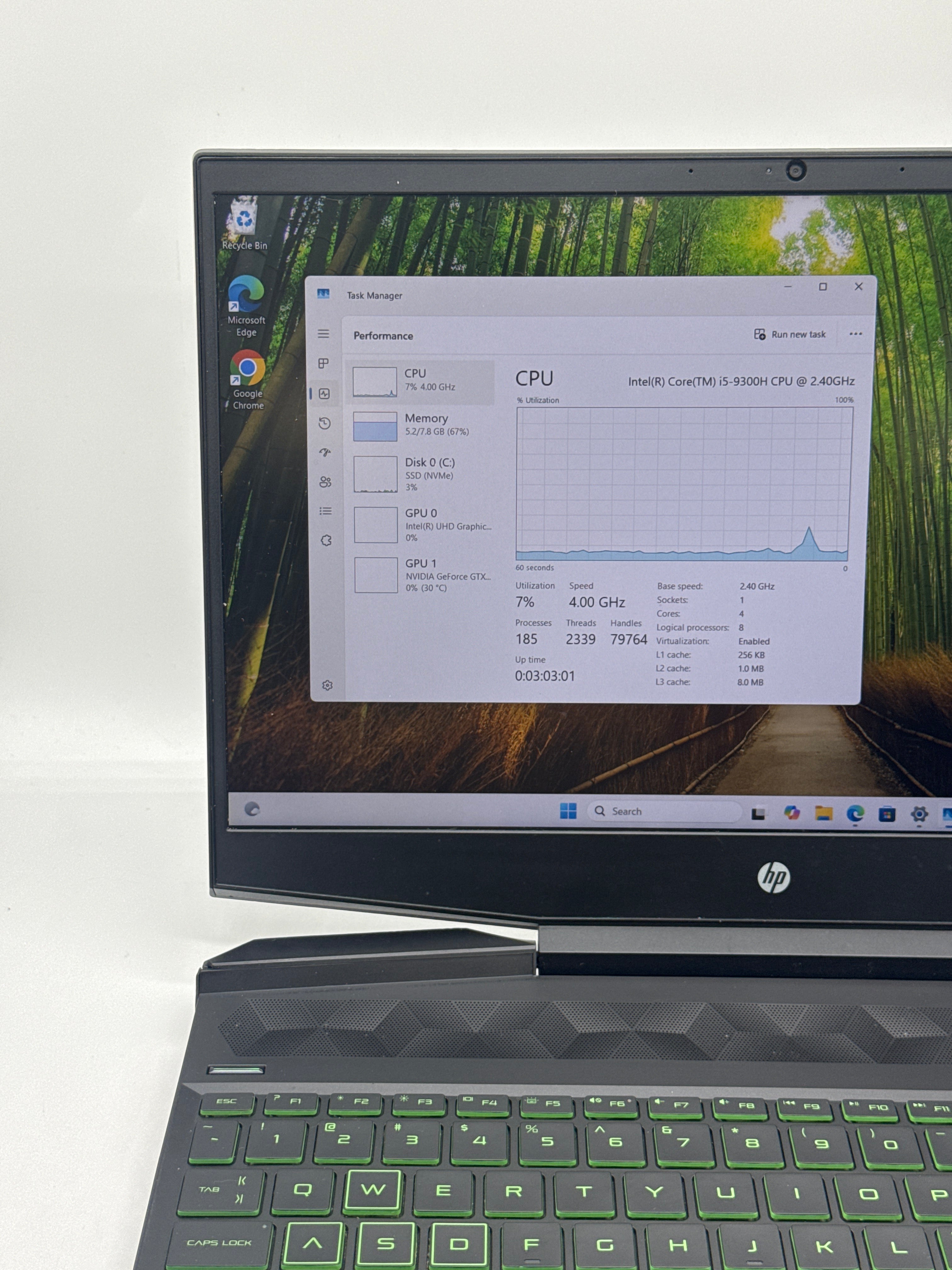 HP Pavilion 15-dk0068wm i5-9300H 8GB RAM 256GB SSD GTX 1050 - For Parts (Read DESC)