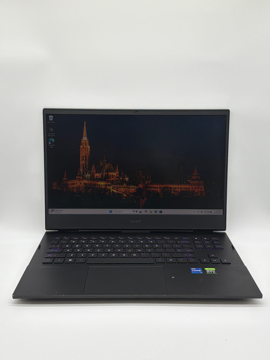 HP Omen 16 2021 16-inch i7-12700H 16GB RAM 1TB SSD RTX 3070 Black Used