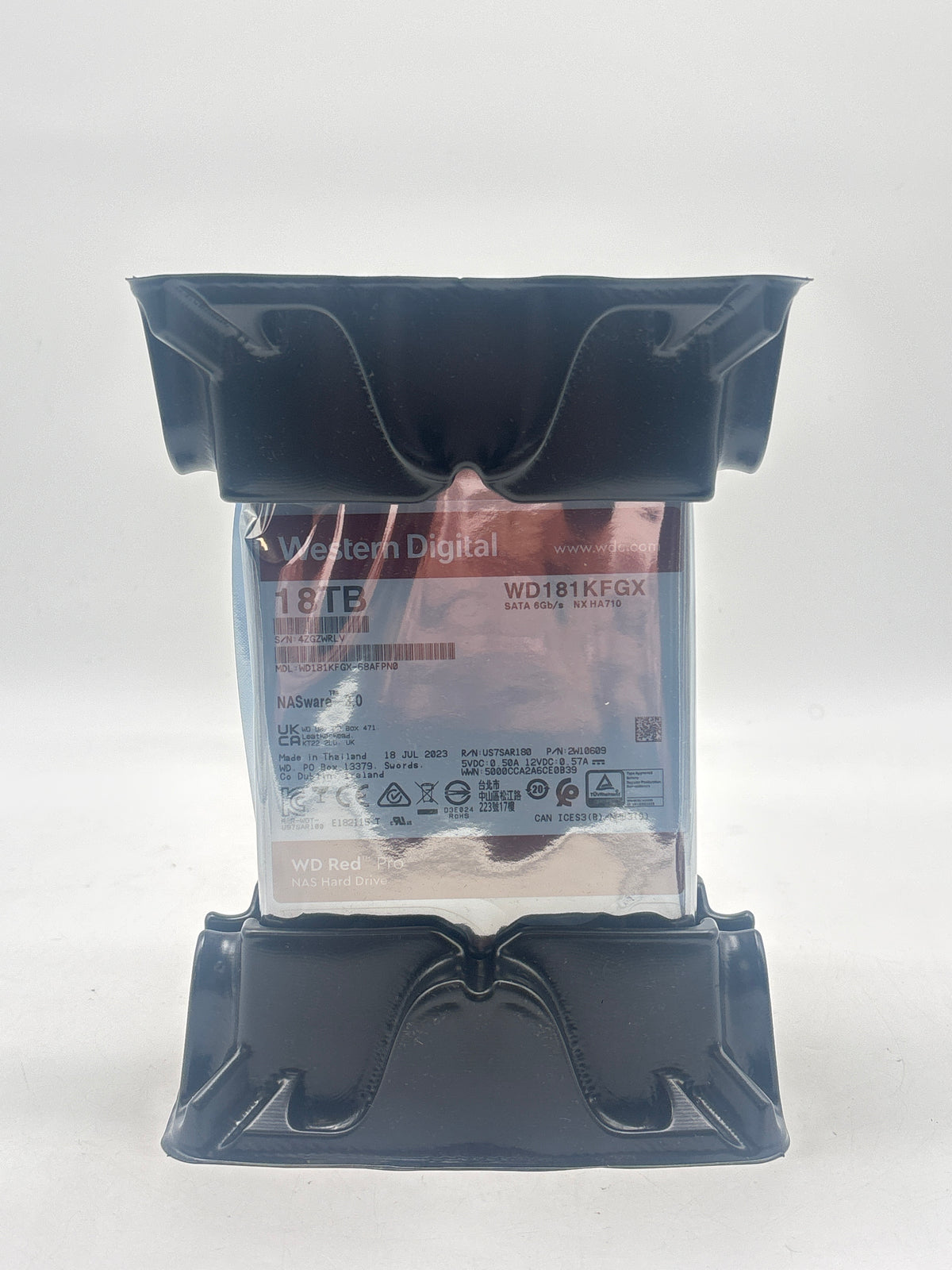 Western Digital WD Red Pro WD181KFGX 18TB 7200RPM SATA NAS Hard Drive - New
