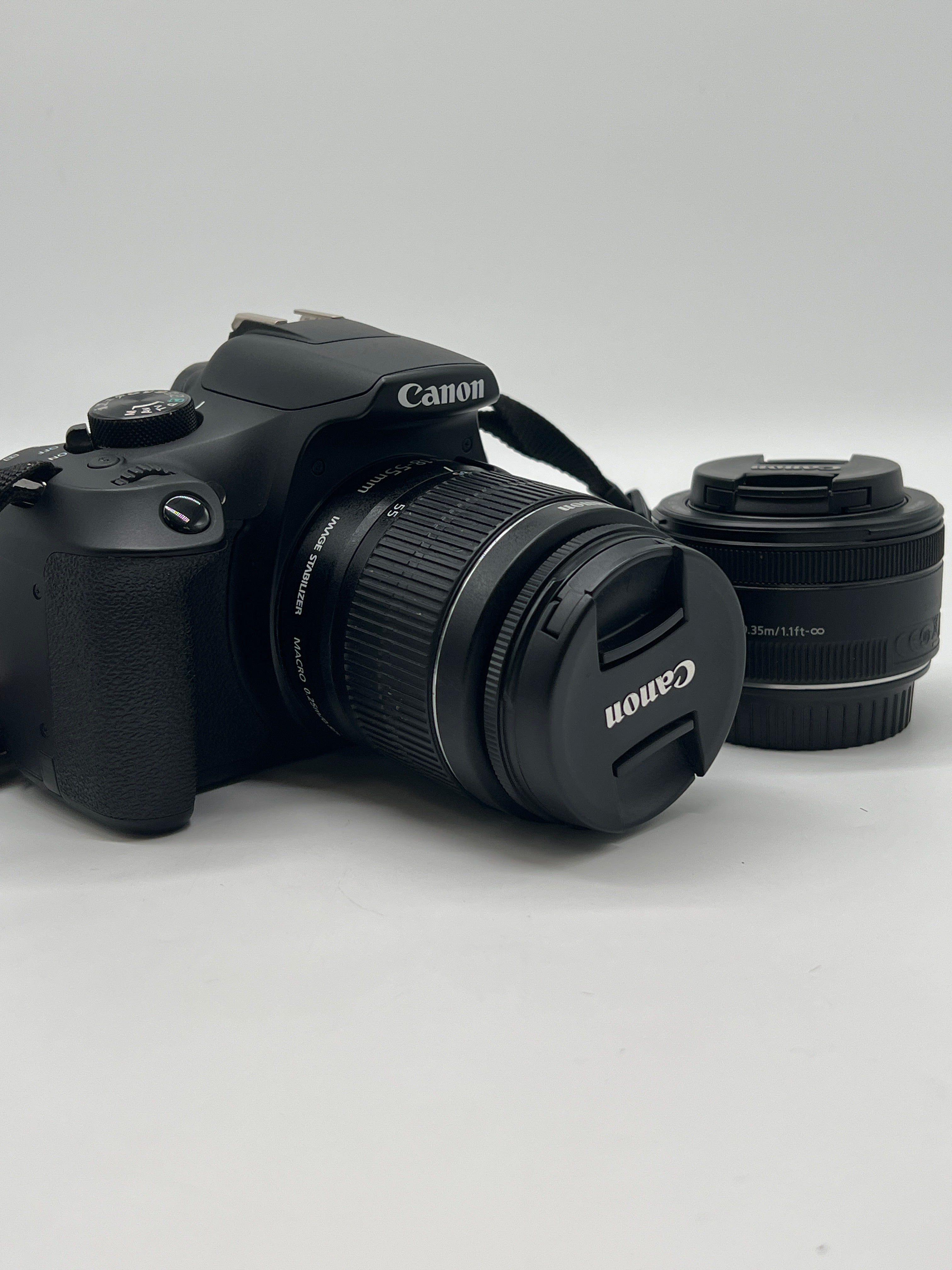 Canon EOS Rebel T6 DSLR Camera w/ 18-5mm & 50mm - Used (Without Battery)