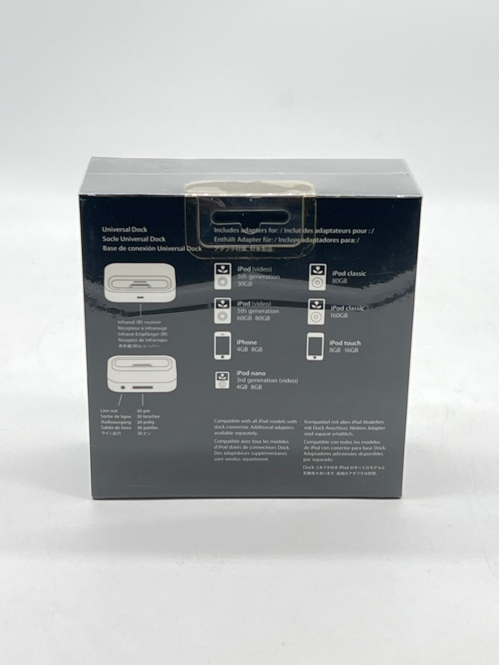 Apple Universal Dock for iPod/iPhone MB125G/A White NIB with Remote Control