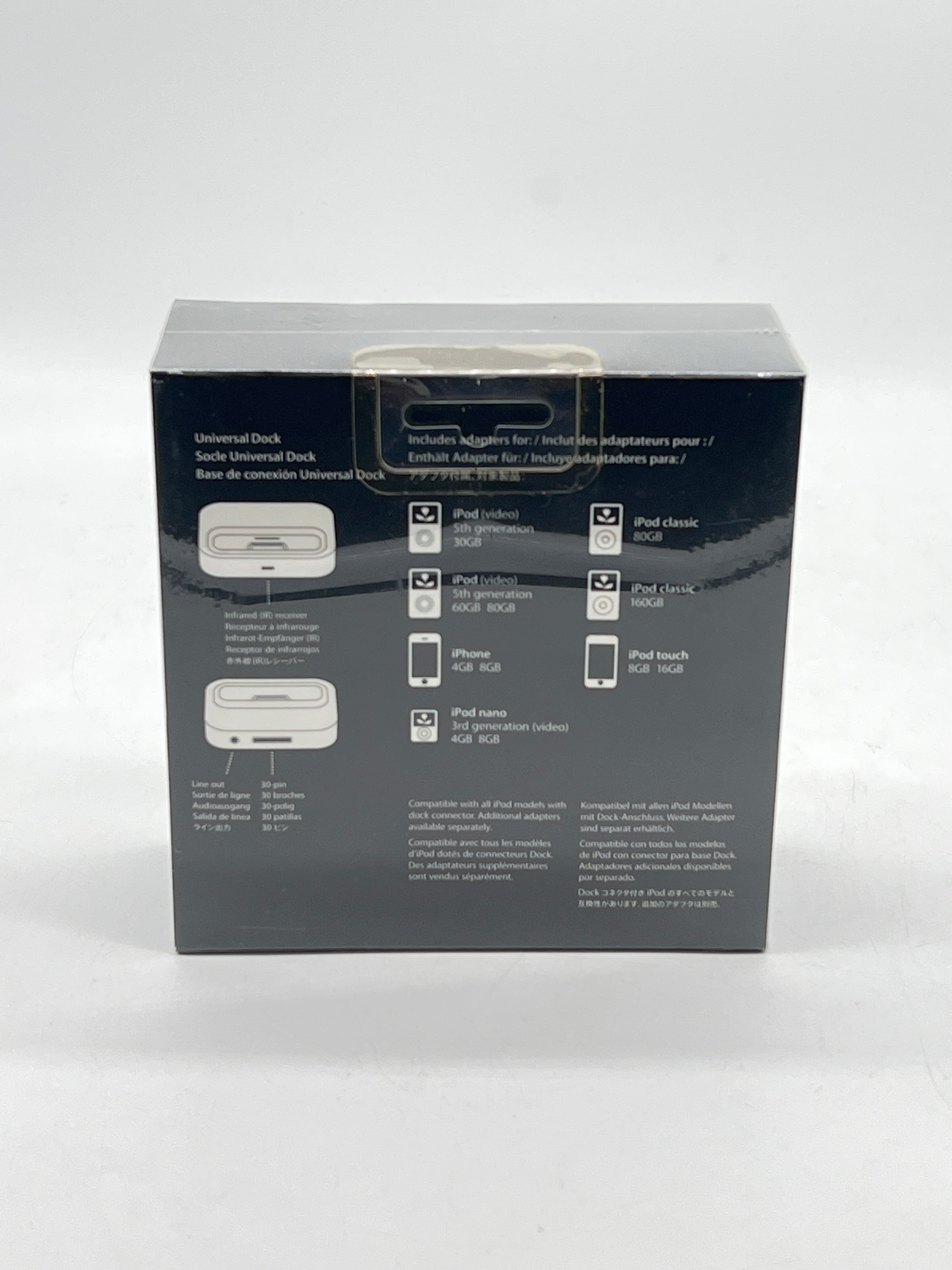 Apple Universal Dock for iPod/iPhone MB125G/A White NIB with Remote Control