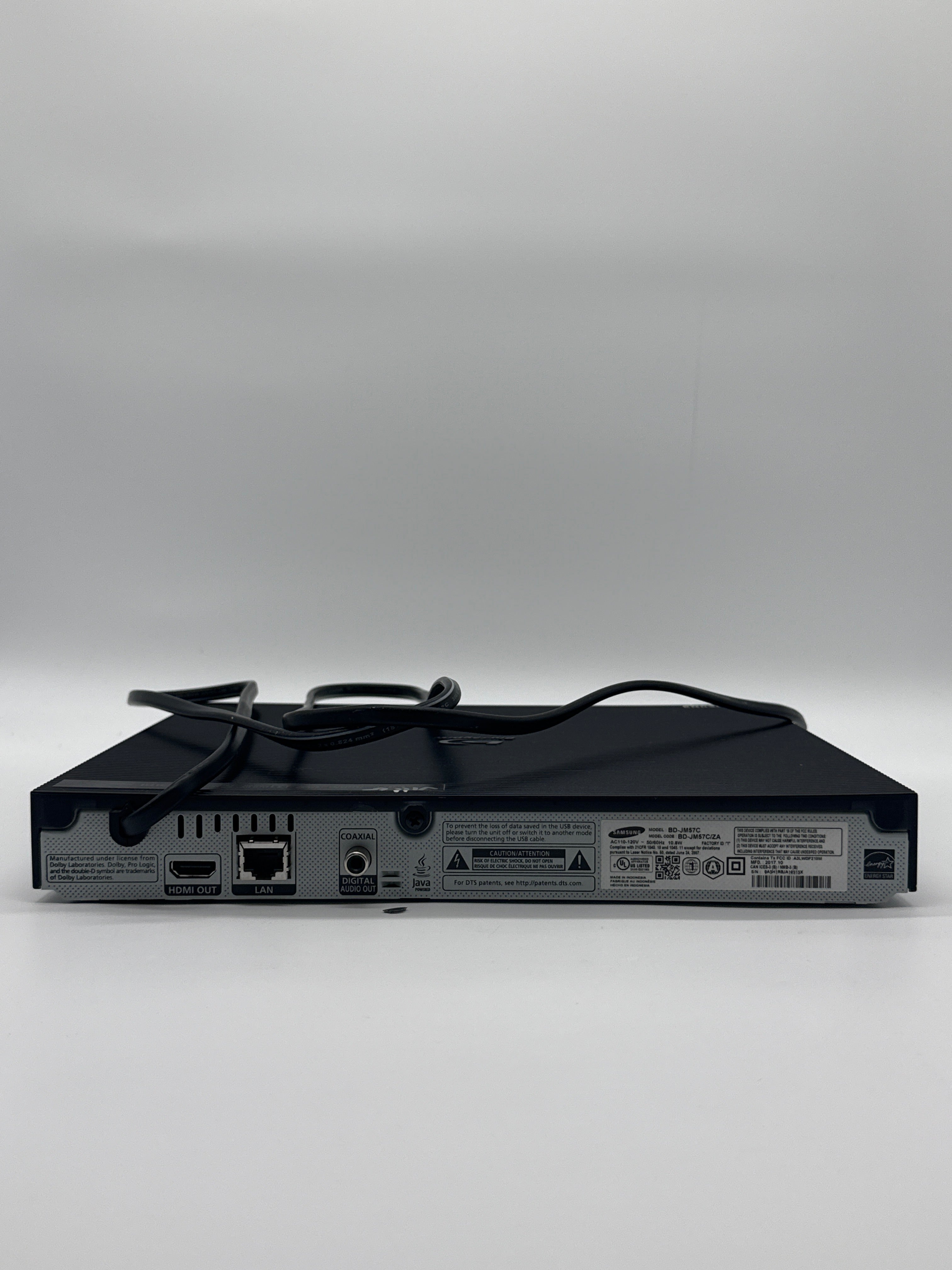 Samsung BD-JM57C Smart Blu-Ray & DVD Player With WiFi Streaming