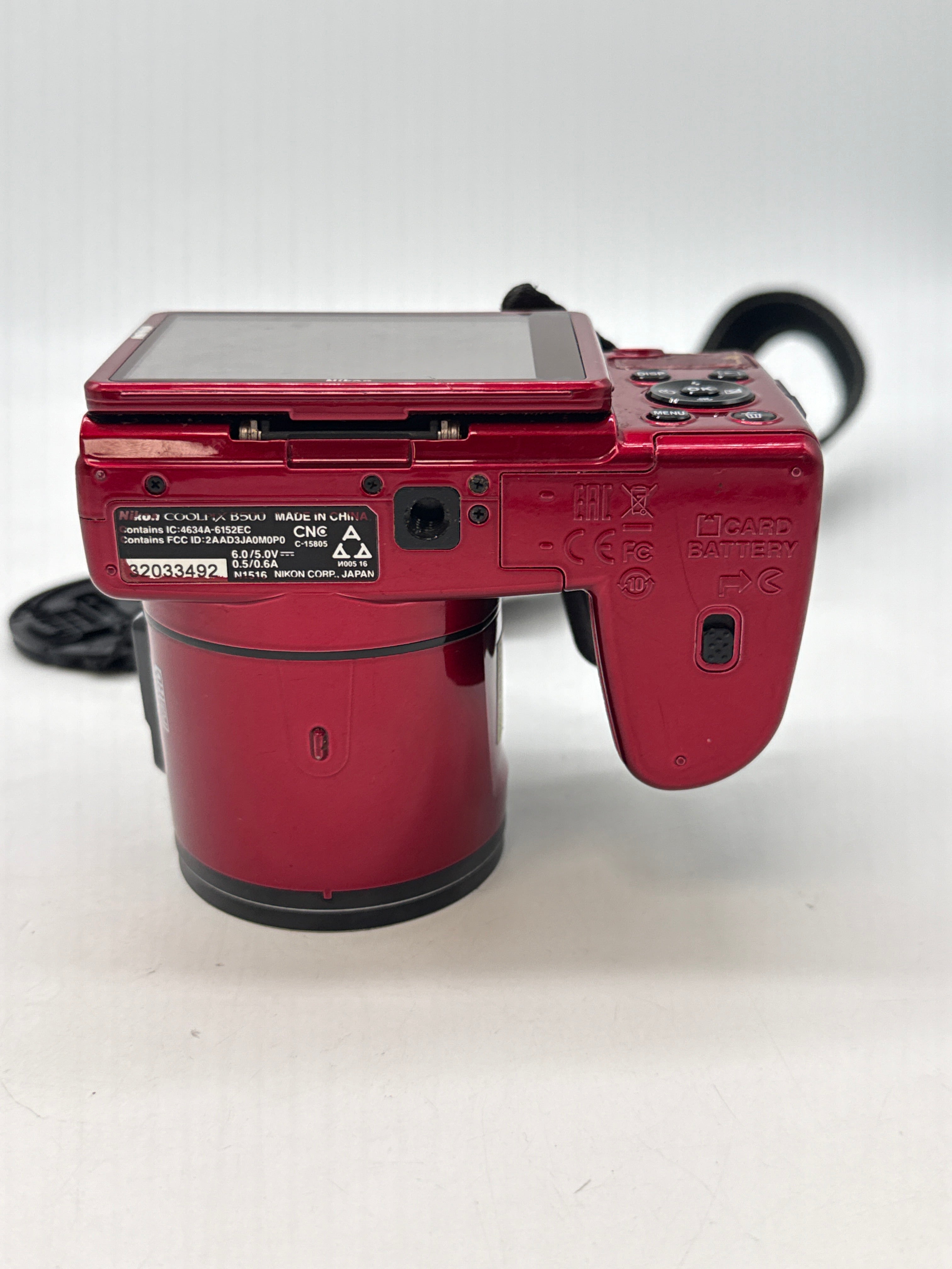 Nikon Coolpix B500 16MP 40x Zoom Digital Camera Red - For Parts Read