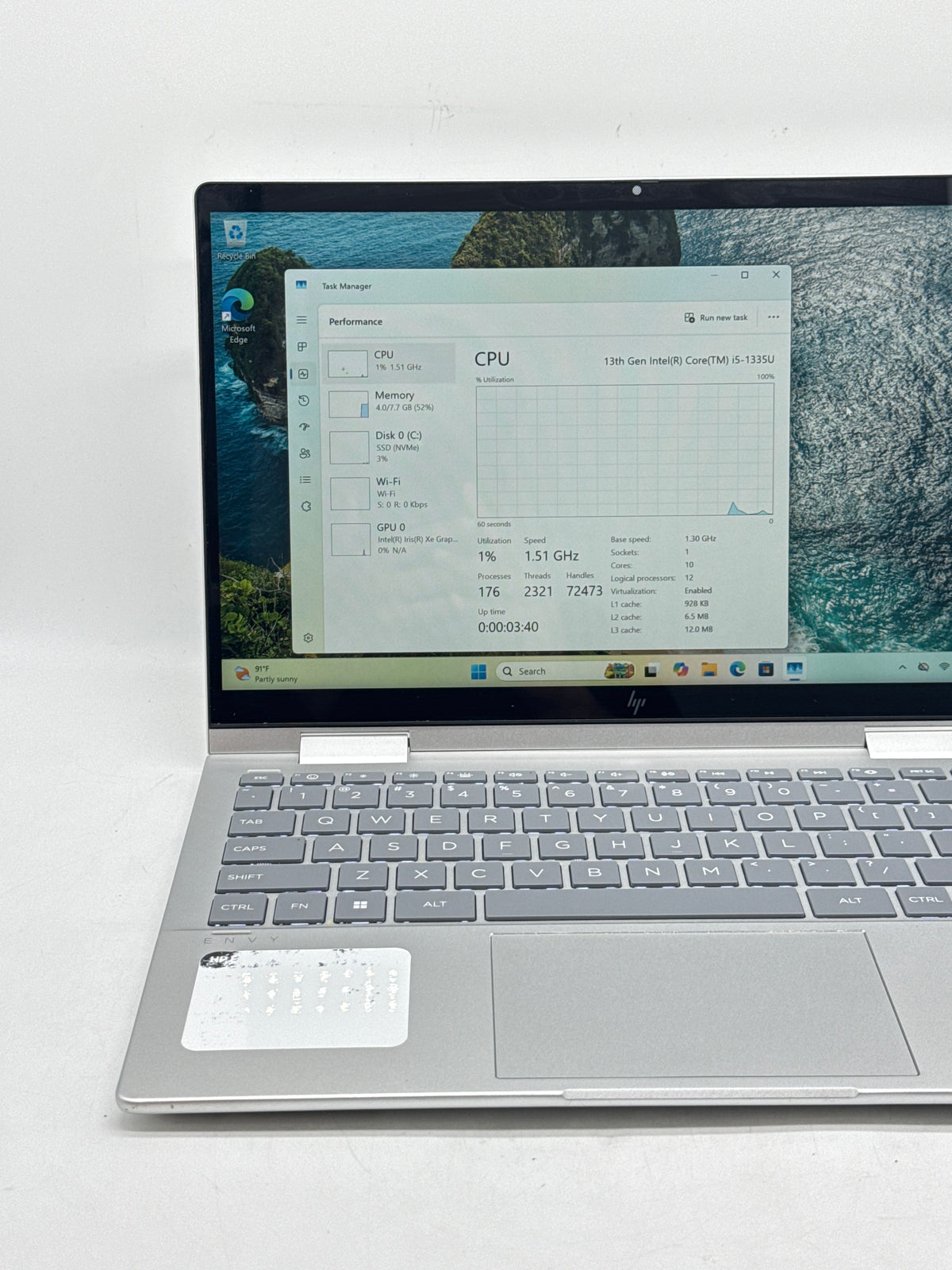 HP Envy X360 14-es0xxx Core i5 1335U 8GB RAM 512GB SSD 2-in-1 - READ