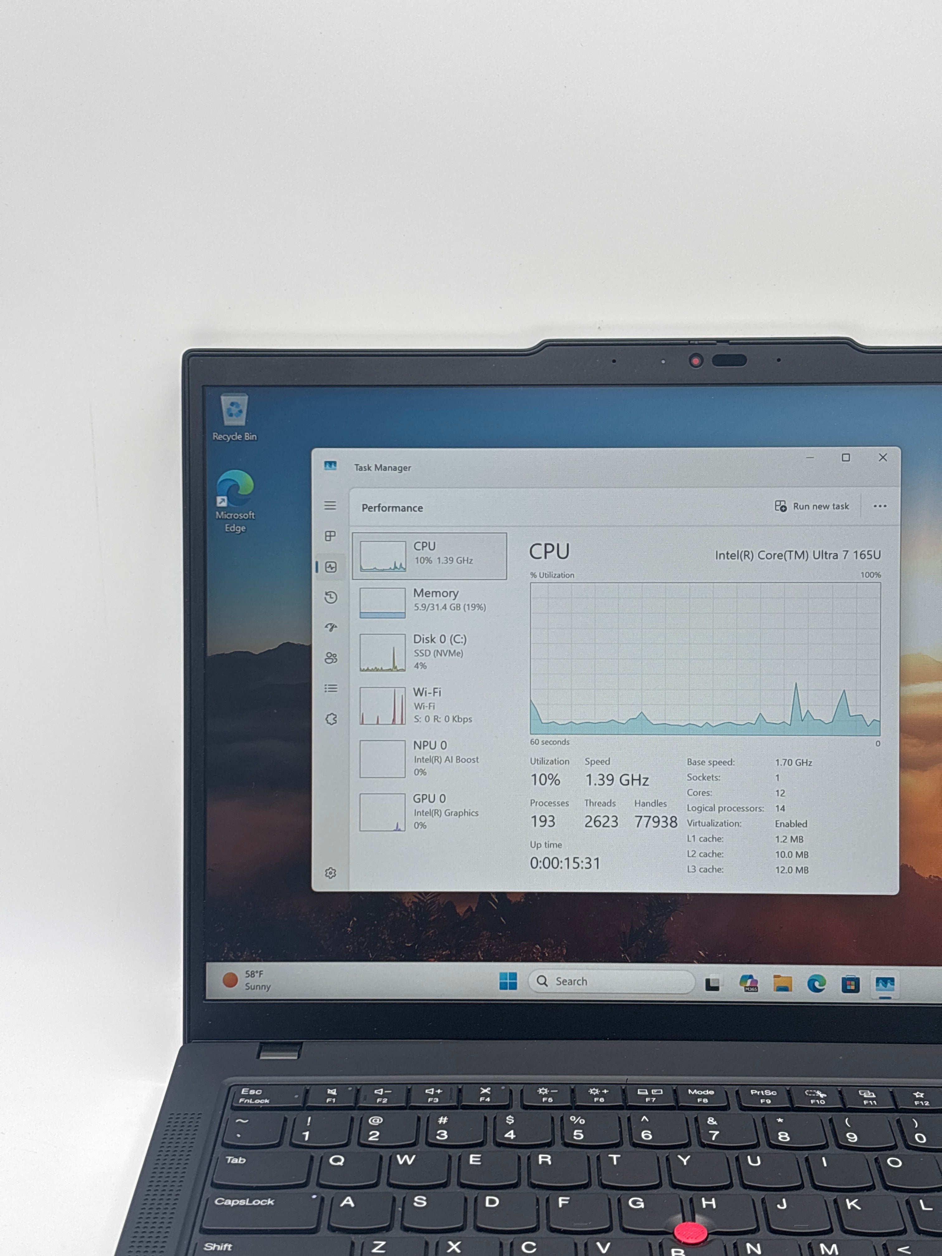 Lenovo ThinkPad T14 Gen 5 Ultra 7 165U 32 GB RAM 512 GB SSD