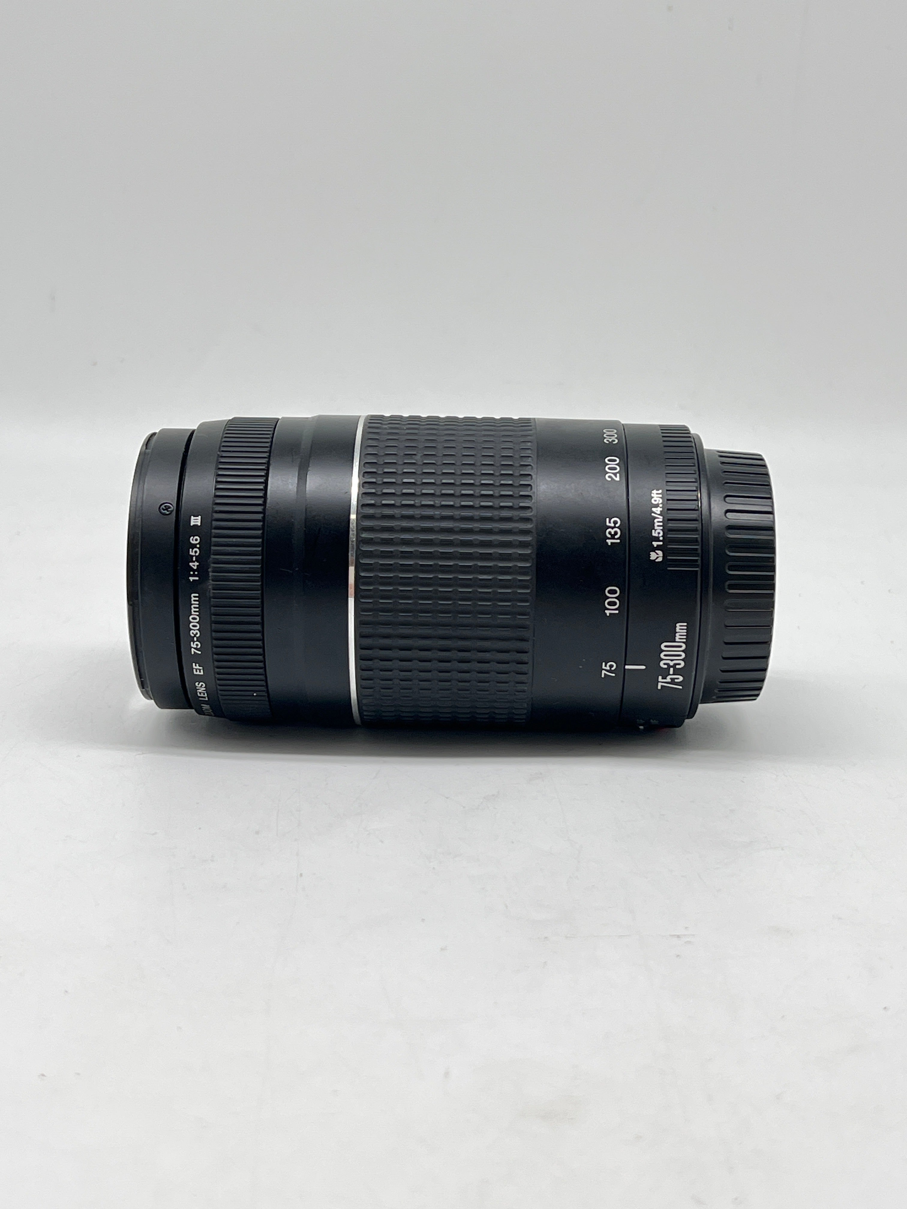 Canon EF 75-300mm f/4-5.6 III Zoom Lens EF Mount Black - Used