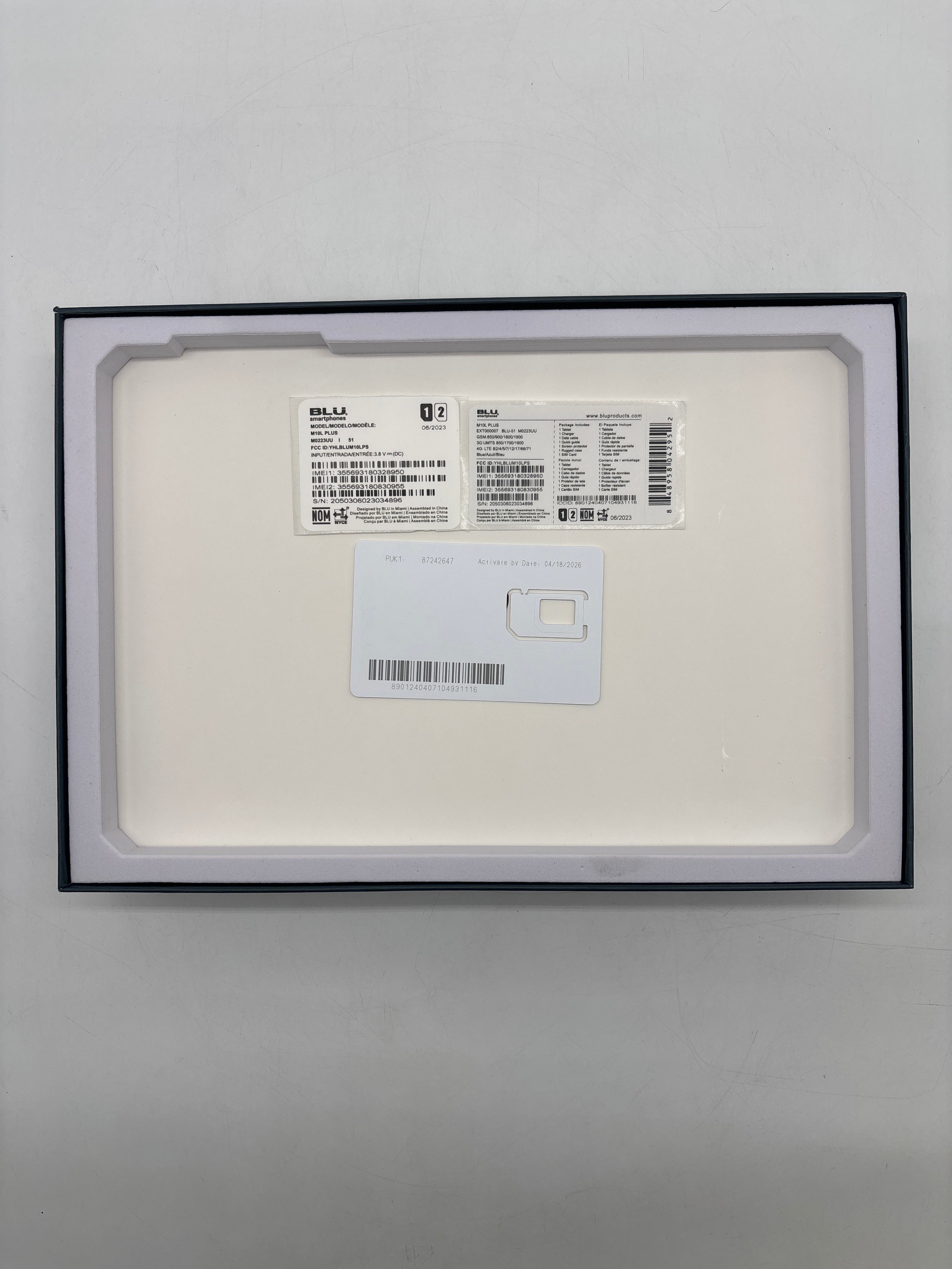 BLU M10L Plus Tablet 4G - Blue