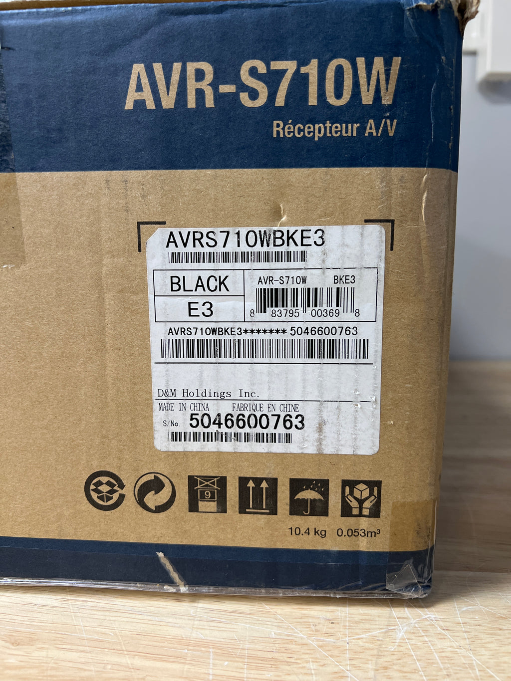 Denon AVR-S710W 7.2 Channel AV Receiver 4K WiFi Bluetooth AirPlay - New Open Box