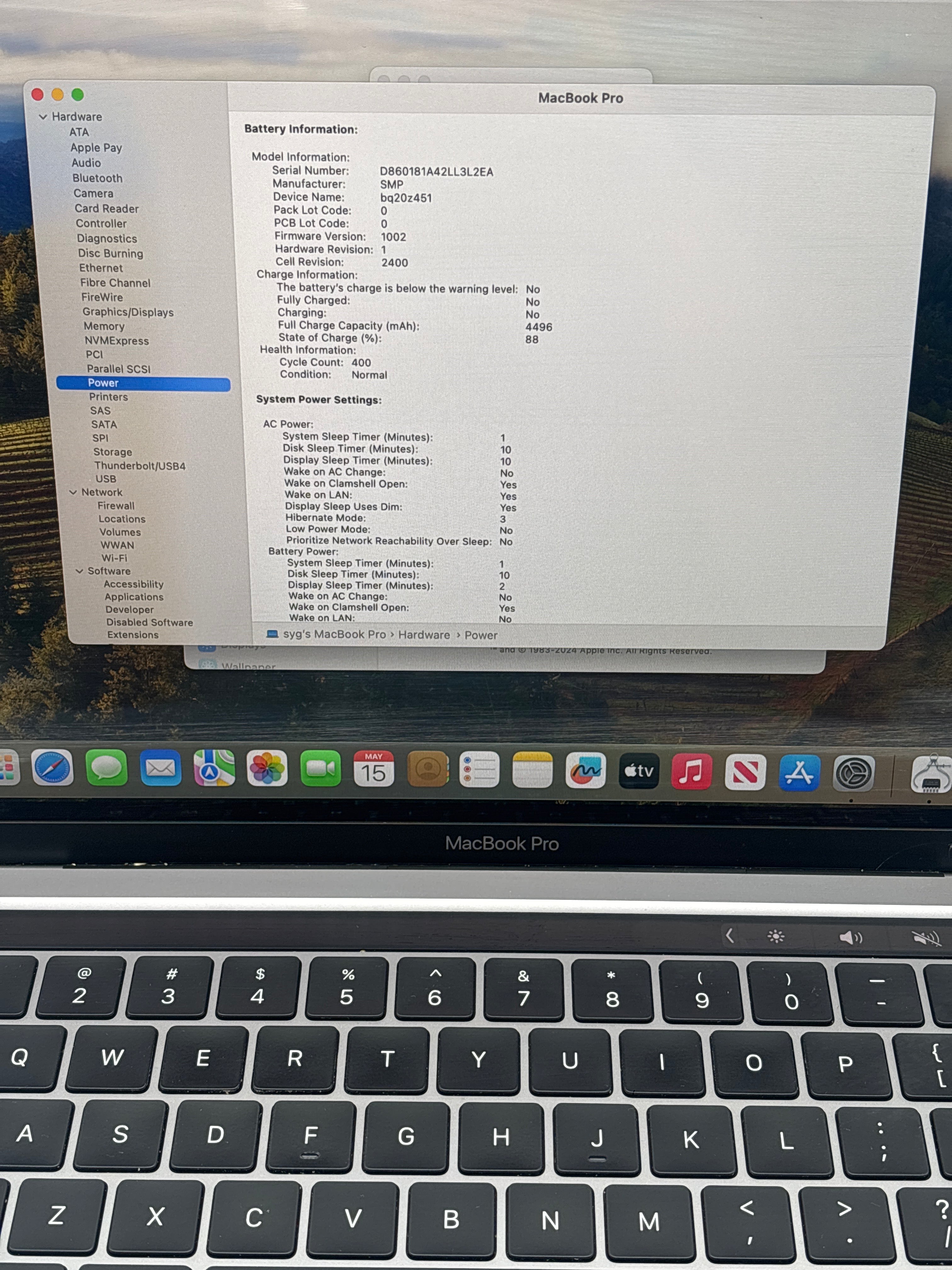 Apple MacBook Pro 13.3" A2289 2020 i5 8GB RAM 256GB SSD