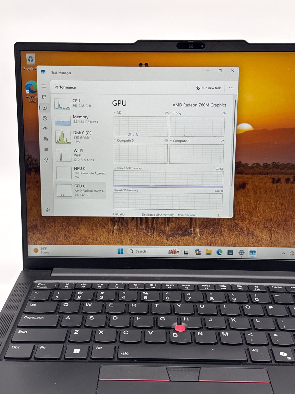 Lenovo ThinkPad E14 Gen 7 Ryzen 5 16GB RAM 512GB SSD Radeon 760M