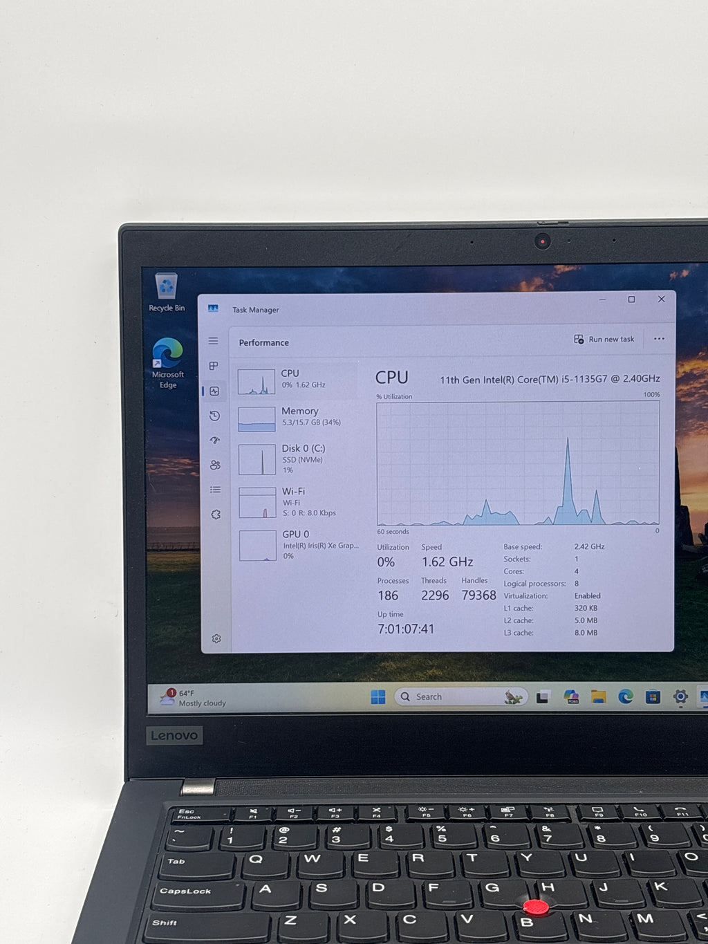 Lenovo ThinkPad T14 Gen2 i5-1135G7 16GB RAM 512GB SSD