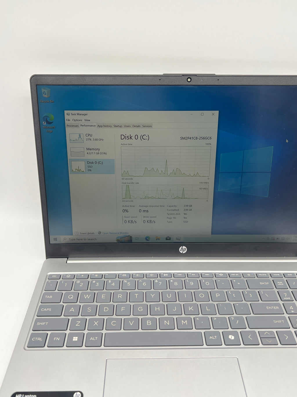 HP Laptop 15-fd0xxx i3-N305 8GB RAM 256GB SSD - Used