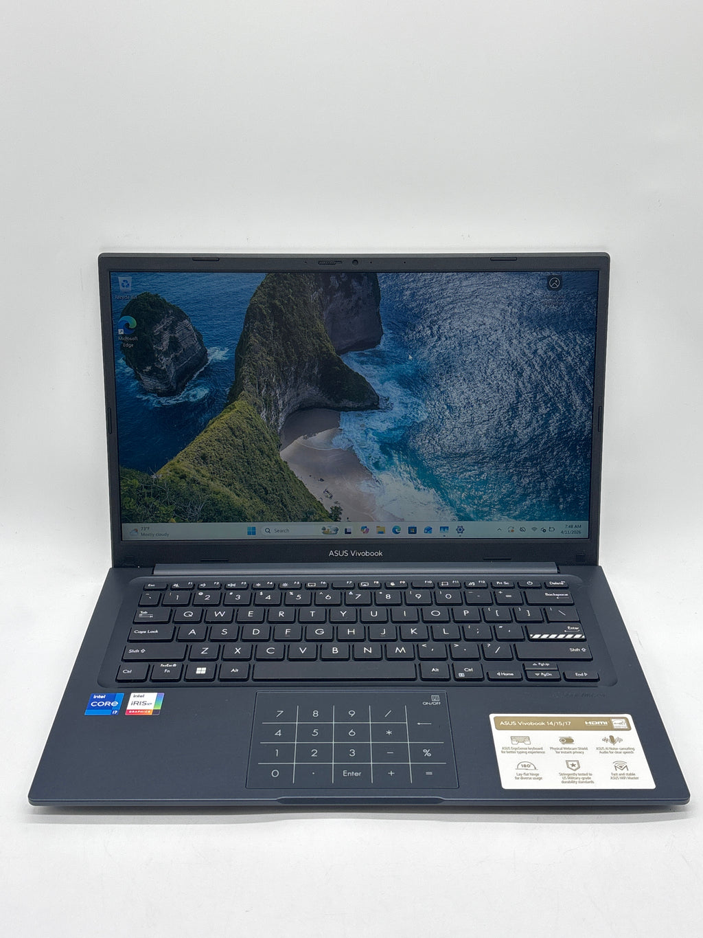 Asus Vivobook X1404VA i7-1355U 12GB RAM 512GB SSD