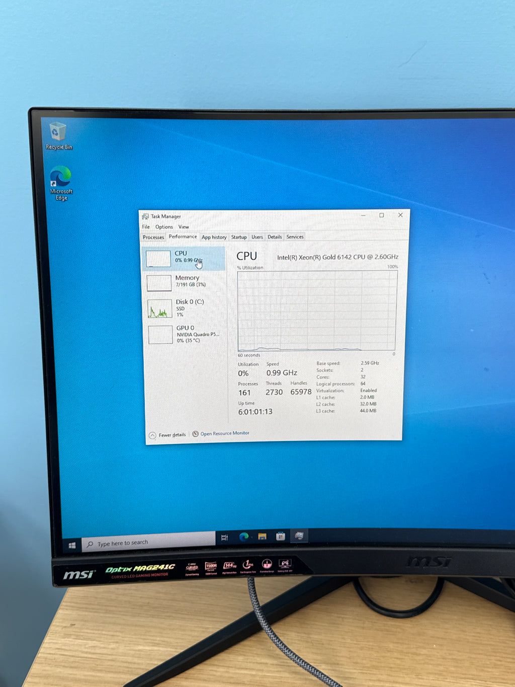 Lenovo ThinkStation P920 Xeon Gold 6142 192GB RAM 512GB HDD Nvidia P5000 Tower