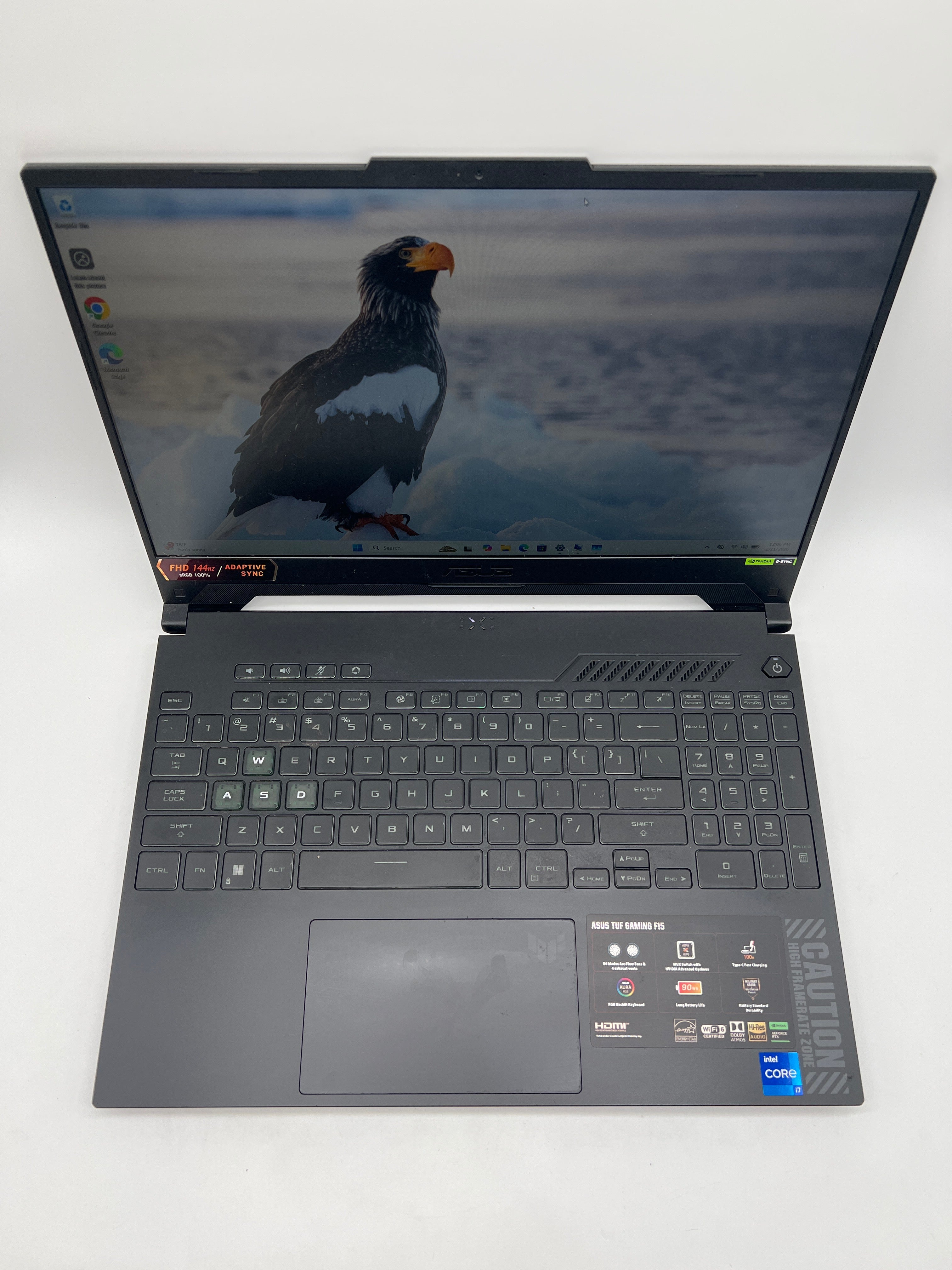 Asus TUF Gaming F15 i7-12700H 16GB RAM 512GB SSD RTX 4060 - Used