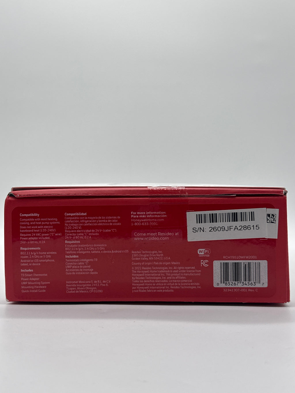 Honeywell T9 Smart Thermostat White - New In Box