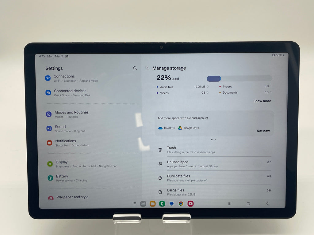 Samsung Galaxy Tab A9+ 5G SM-X216 10.9" Octa Core 4GB RAM 64GB Black Unlocked