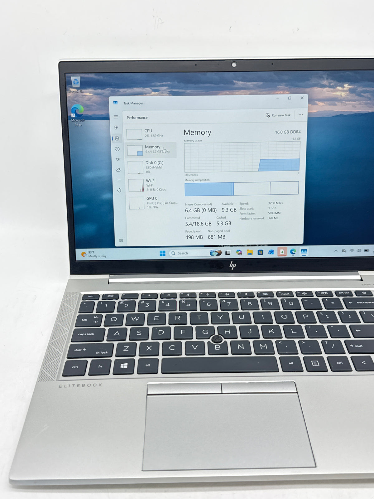 HP EliteBook 840 G8 14" Core i5-1145G7 16GB RAM 256GB SSD - Used