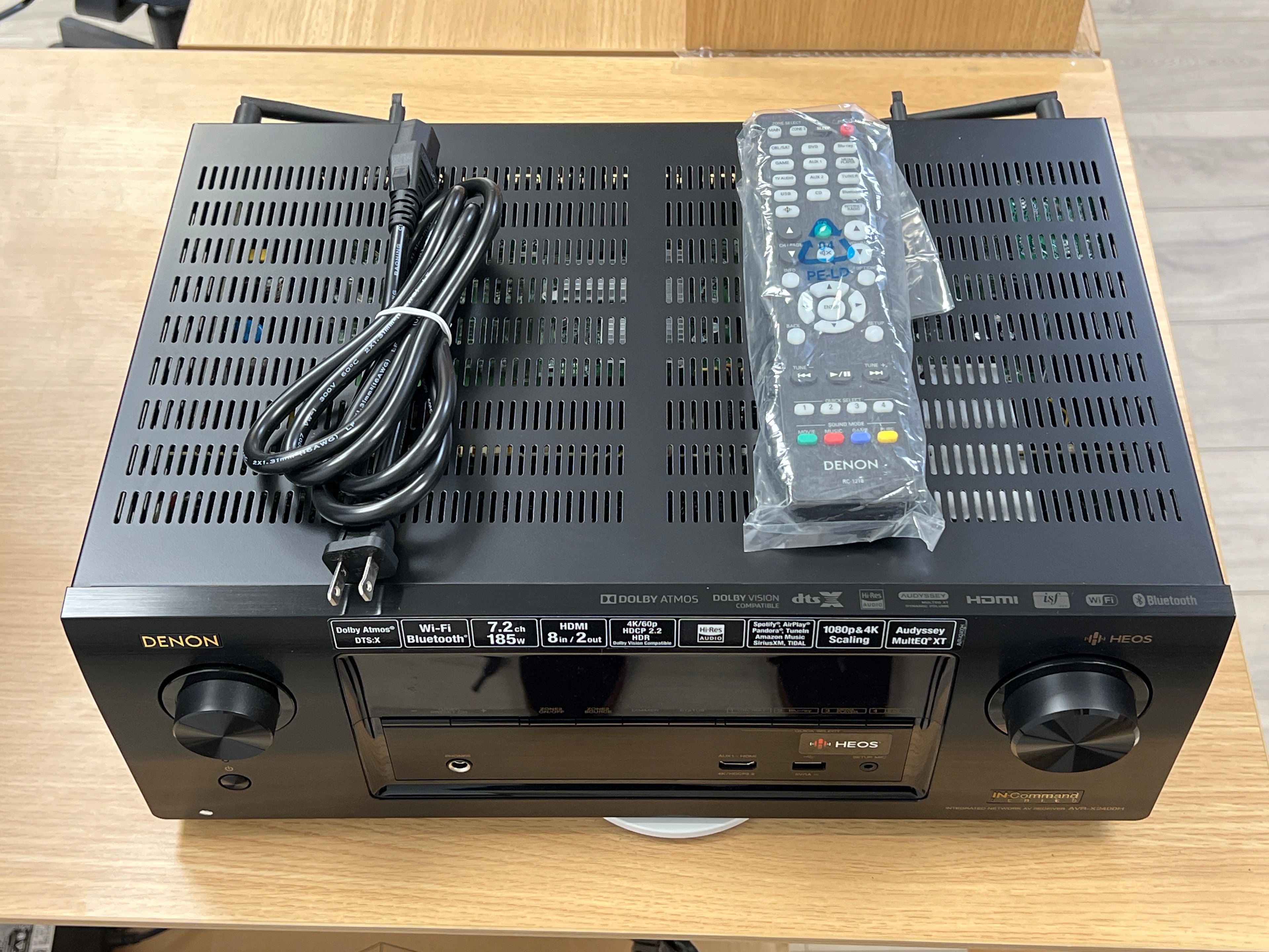 Denon AVR-X2500H 7.2ch A/V Receiver -