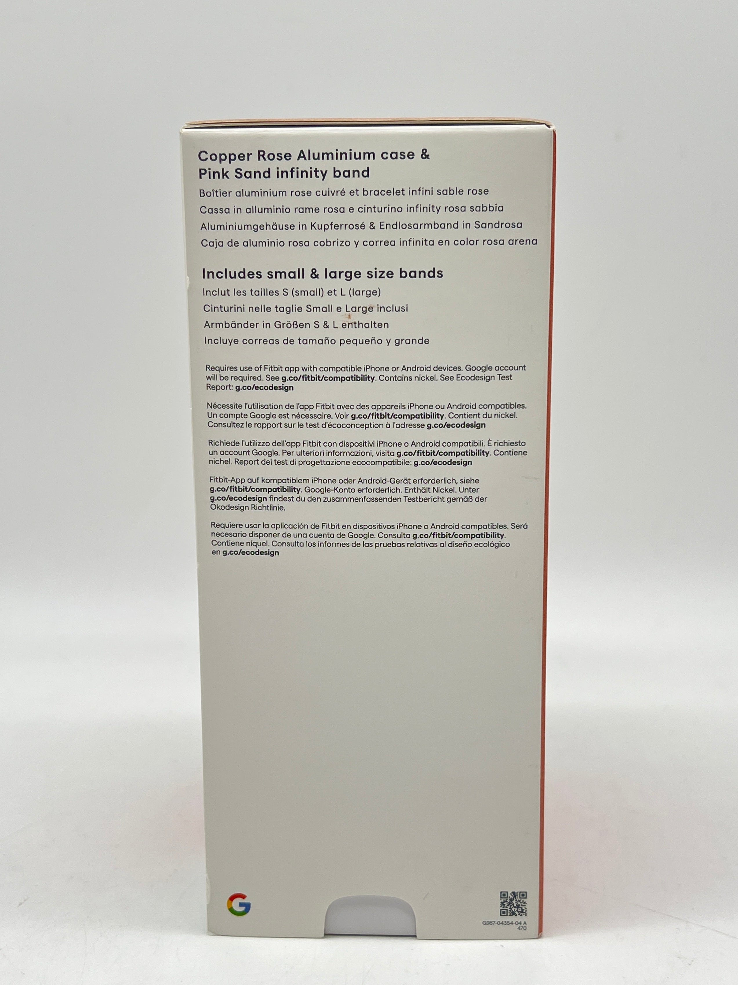 Fitbit Versa 4 Smart Watch Copper Rose - New In Box