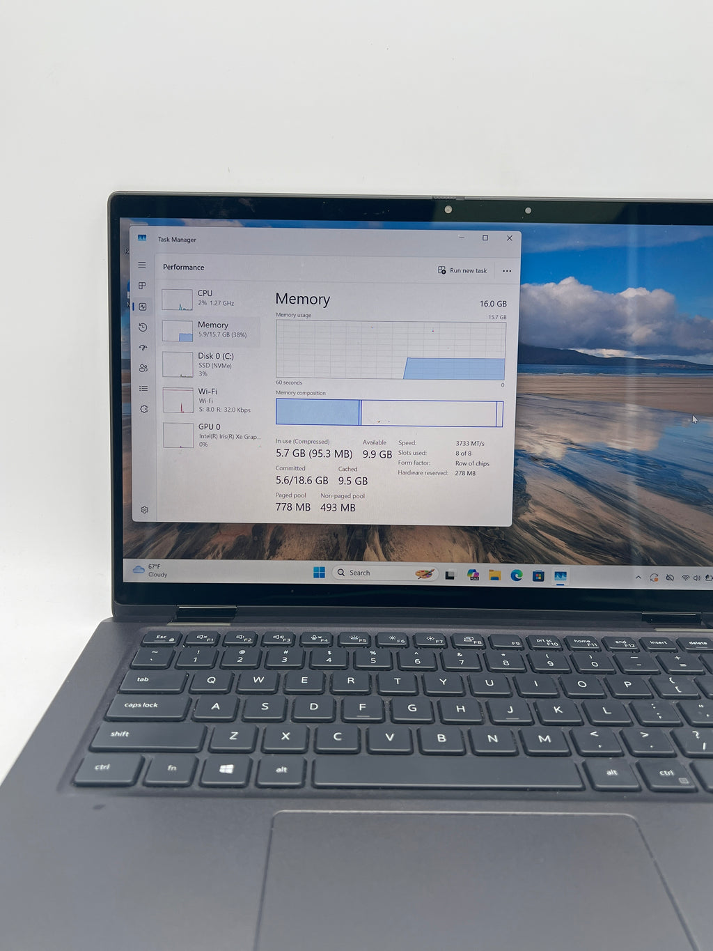 Dell Latitude 7420 14 inch i7-1185G7 16GB RAM 256GB SSD Black - Used