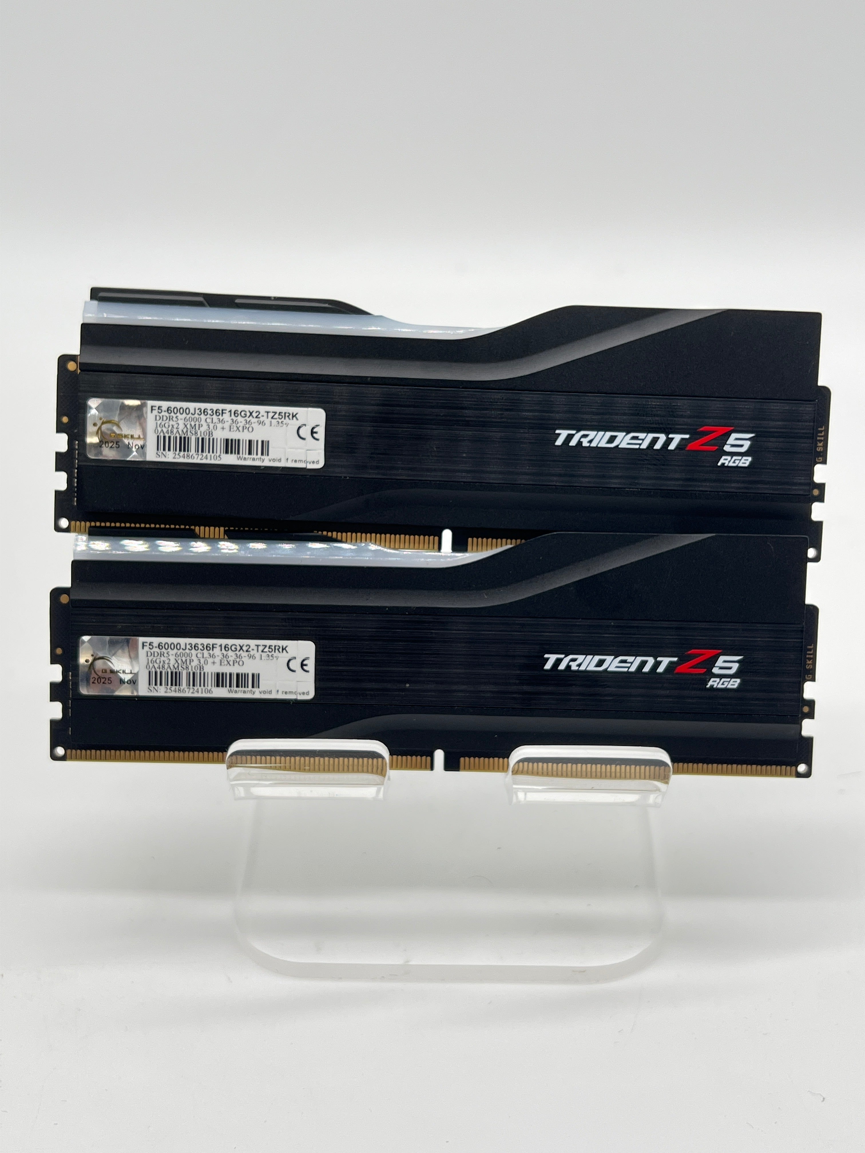 G.SKILL Trident Z5 RGB DDR5 6000MHz 32GB (2x16GB) CL36 F5-6000J3636F16Gx2-TZRK