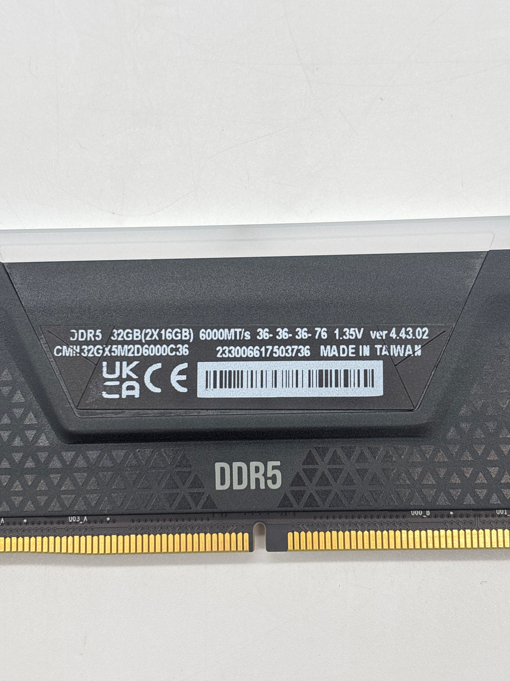Corsair Vengeance DDR5 32GB (2x16GB) RAM 6000 MT/s