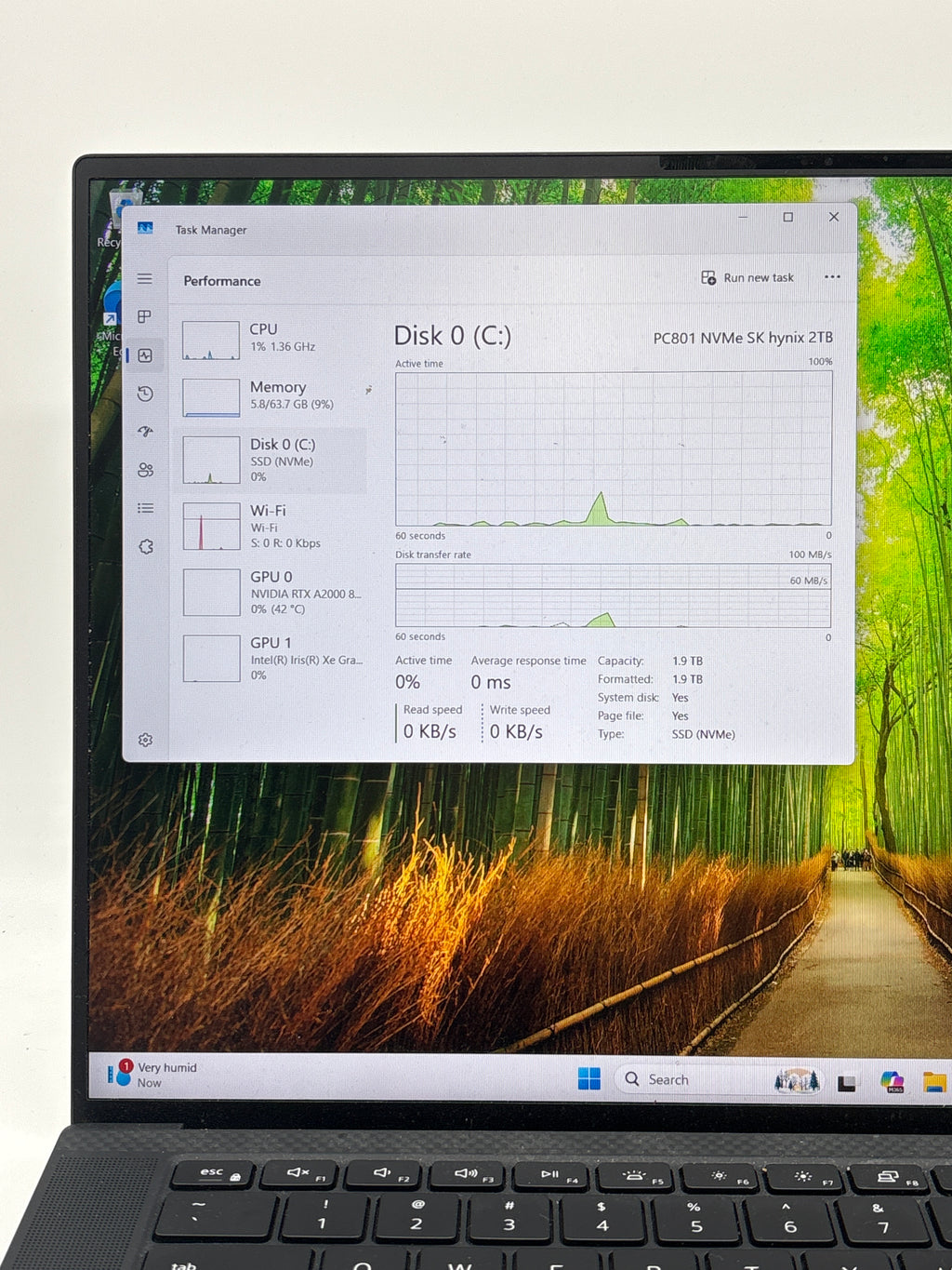 Dell Precision 5570 i9 64GB RAM 2TB SSD Black