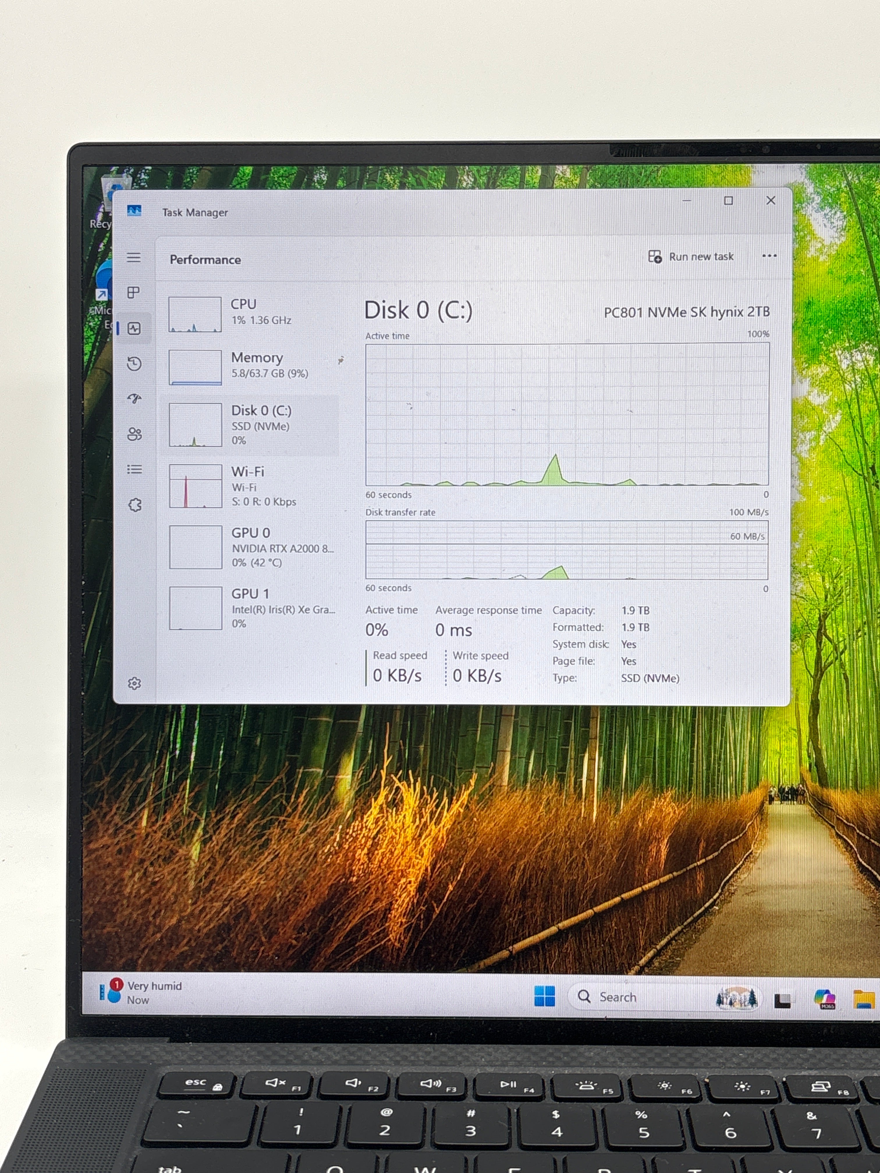Dell Precision 5570 i9 64GB RAM 2TB SSD Black