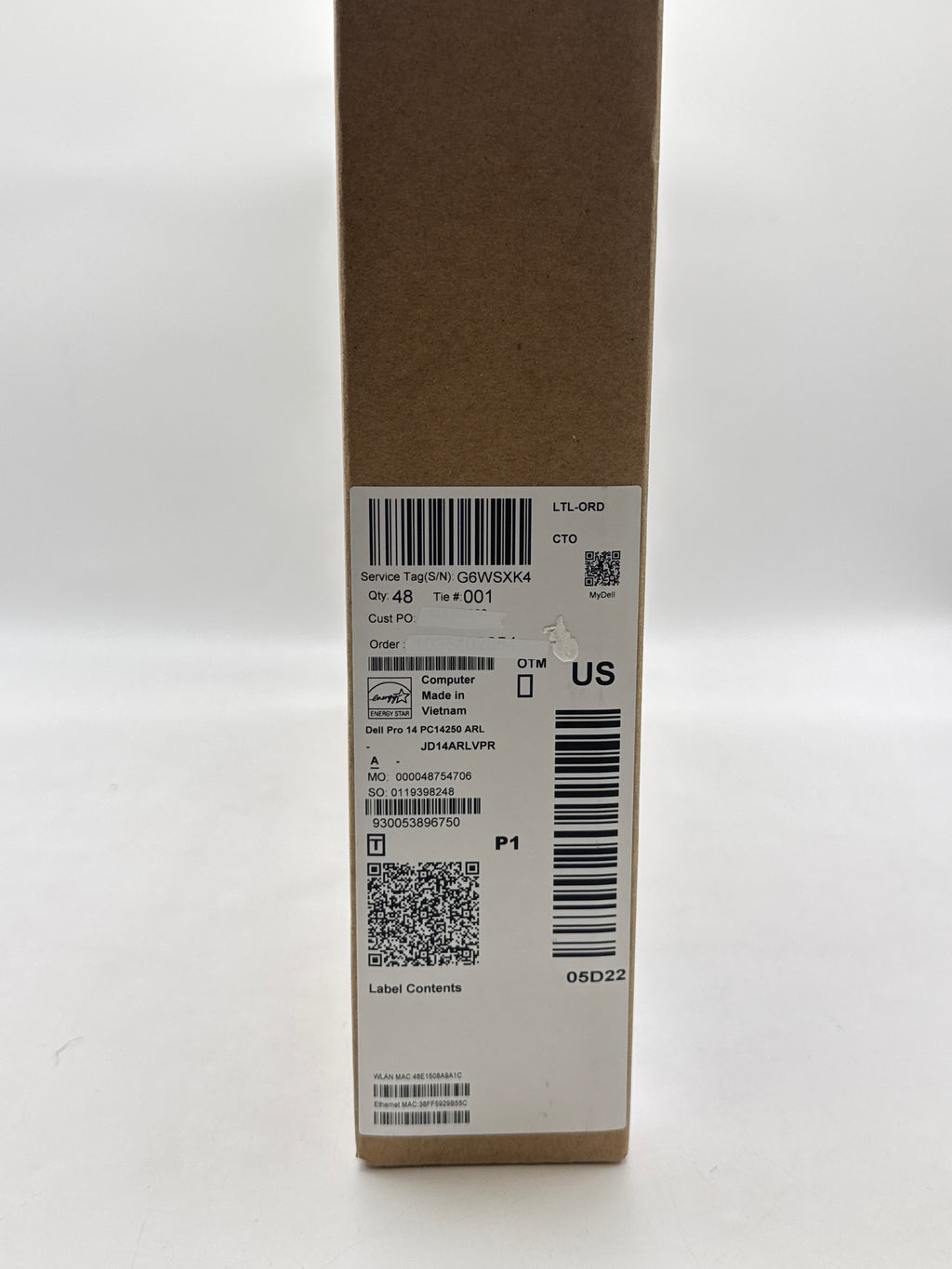 Dell Pro 14 PC14250 Core Ultra 5 235U 32GB RAM 256GB SSD - New