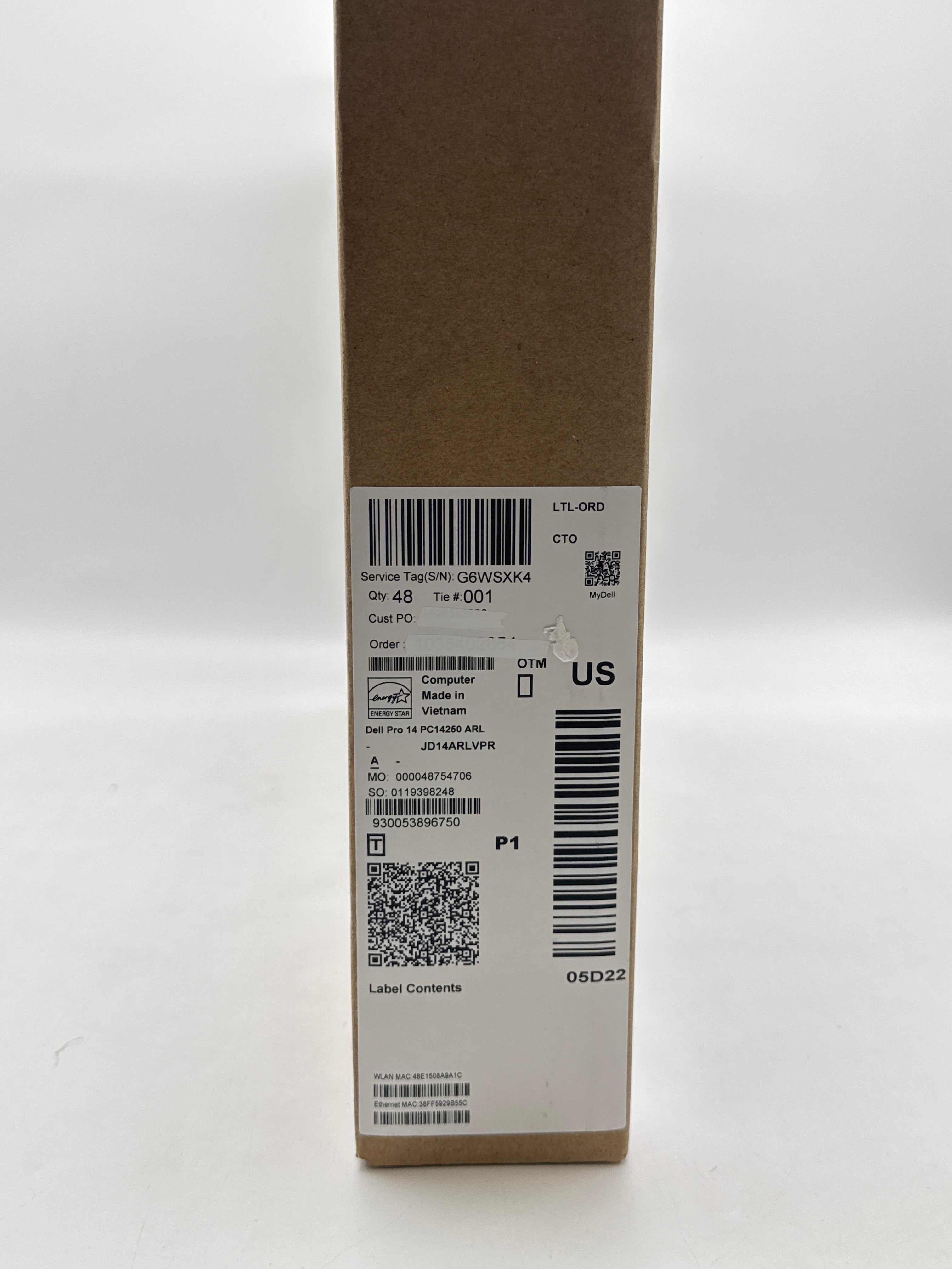 Dell Pro 14 PC14250 Core Ultra 5 235U 32GB RAM 256GB SSD - New