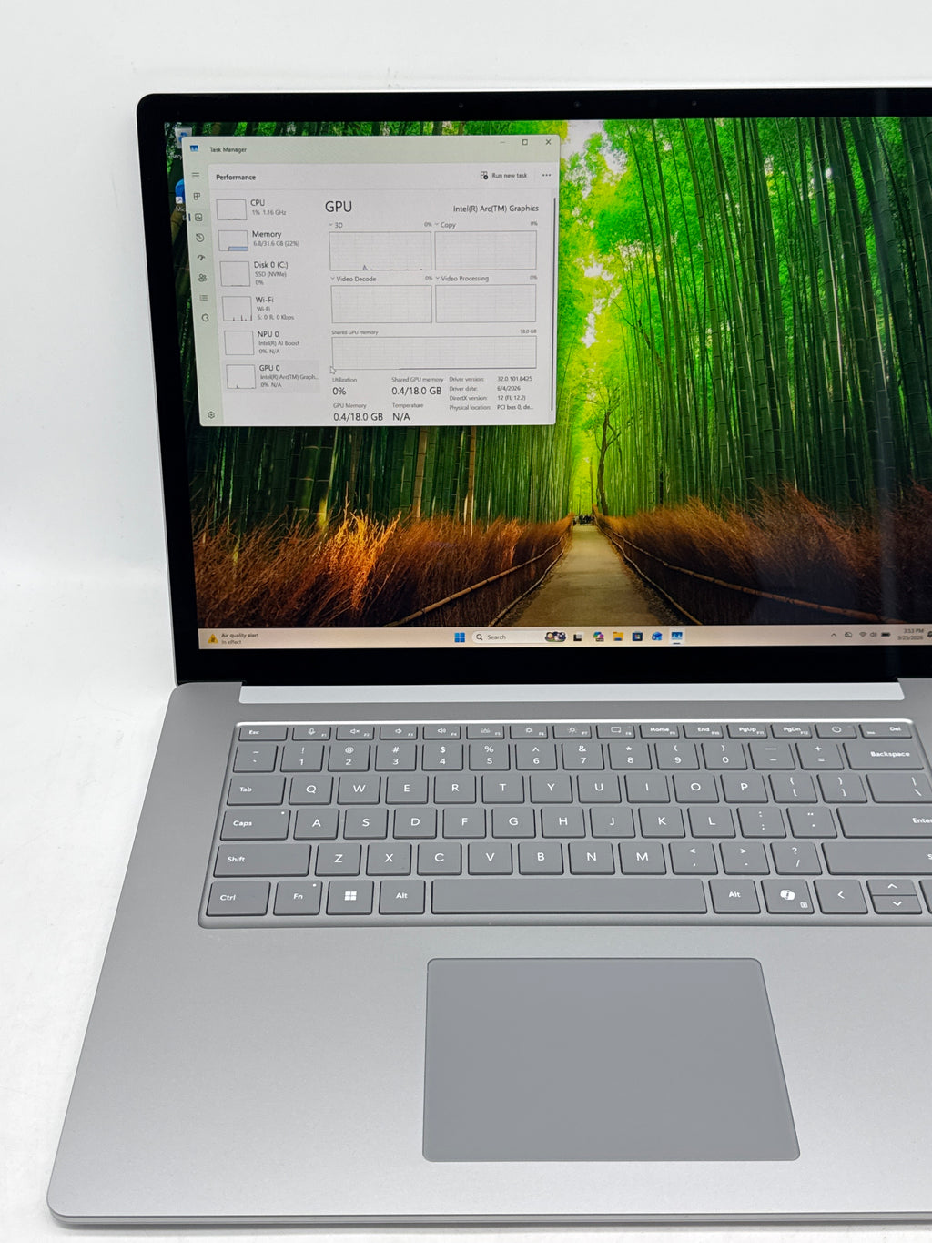 Microsoft Surface Laptop 6 15" Ultra 7 165H 32GB RAM 512GB SSD - Used