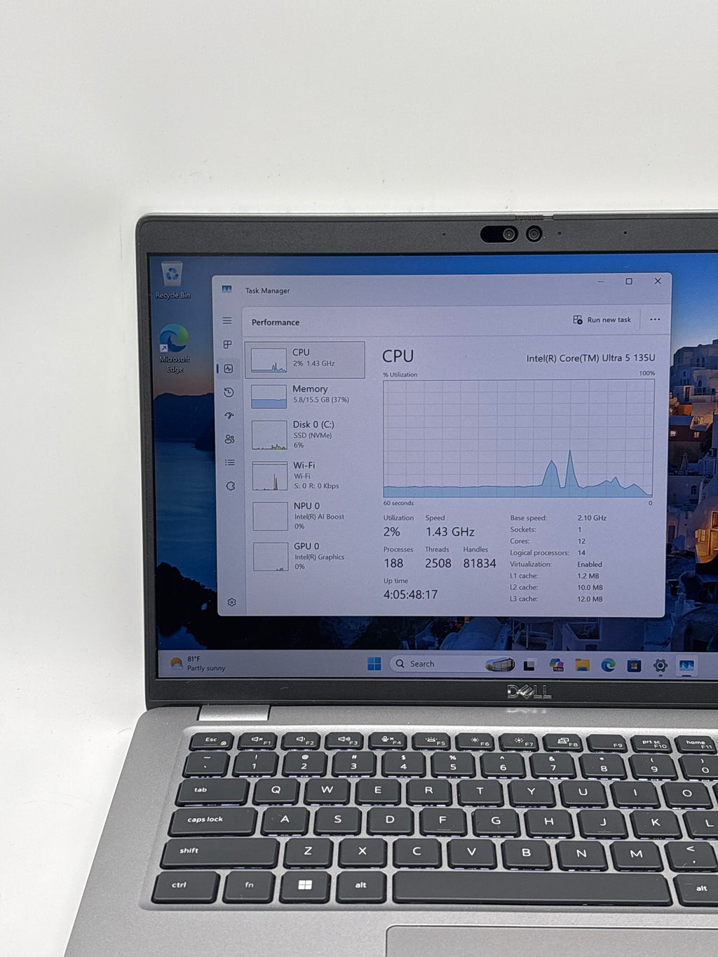 Dell Latitude 5450 Ultra 5 135U 16GB RAM 256GB SSD
